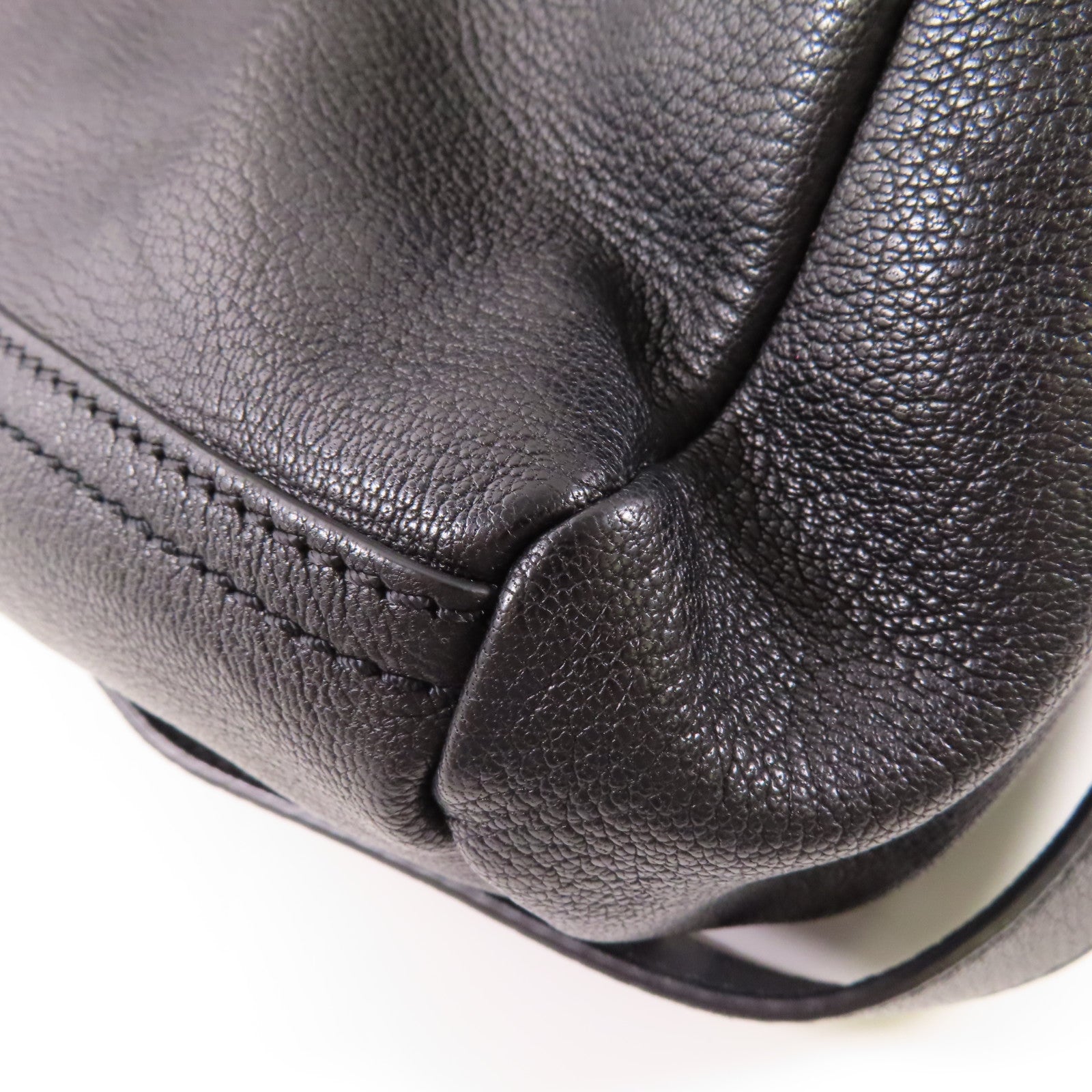 GIVENCHY 牛皮皮革Pandora銀扣手挽肩背兩用袋