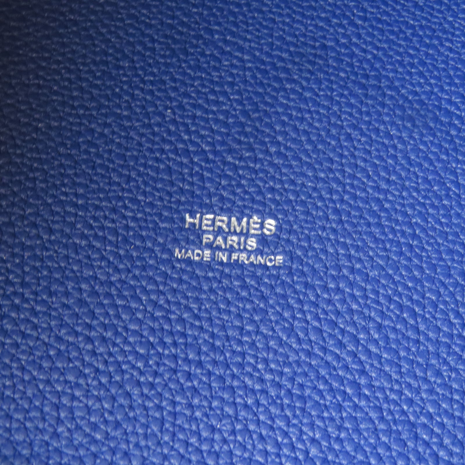 HERMES Clemence皮革Picotin MM銀扣手挽袋Bleu Saphir/藍寶石色