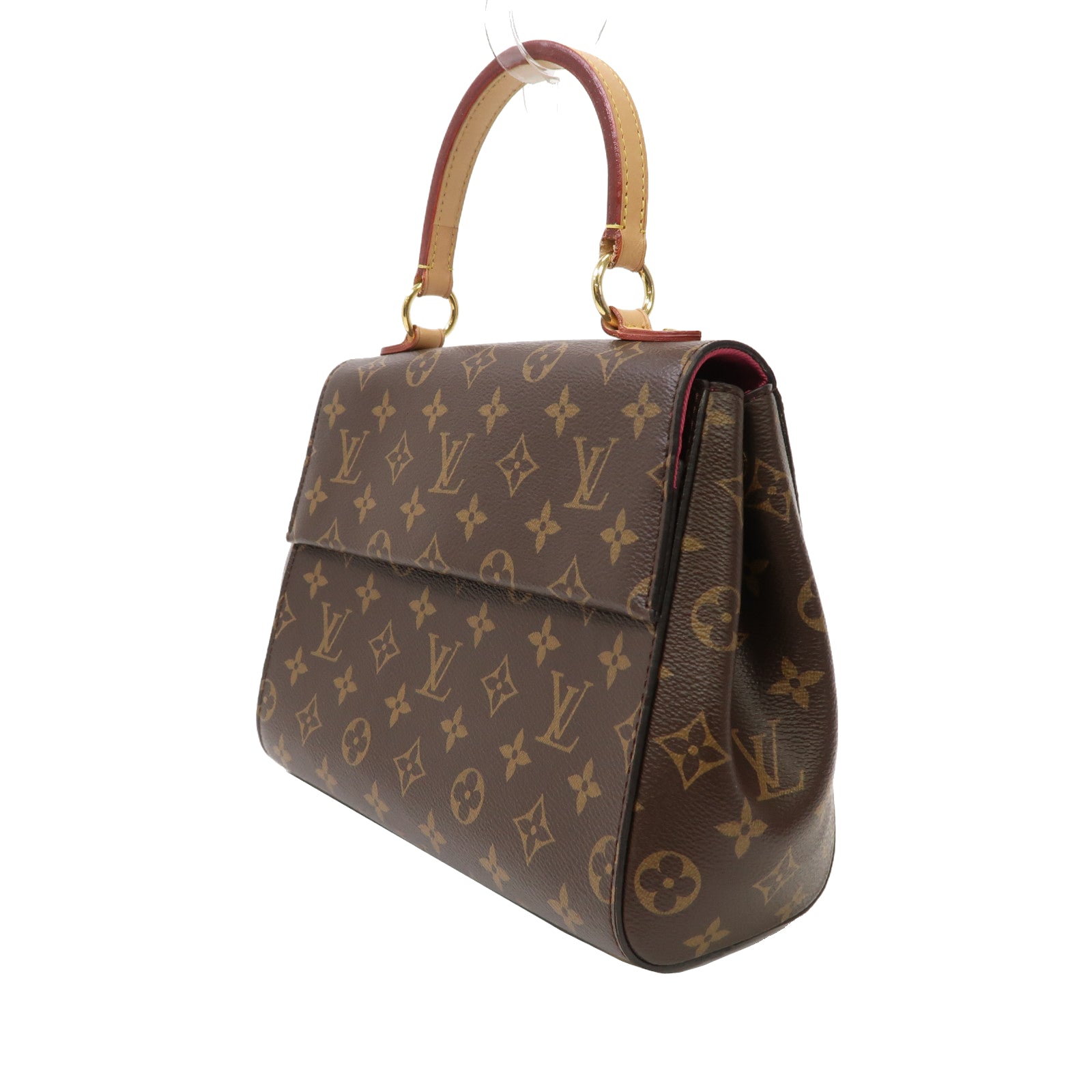 LOUIS VUITTON Monogram Cluny BB金扣手挽肩背兩用袋啡色