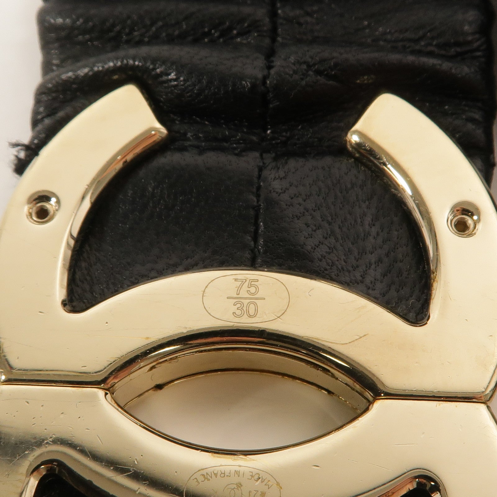 CHANEL 羊皮皮革Belt皮帶