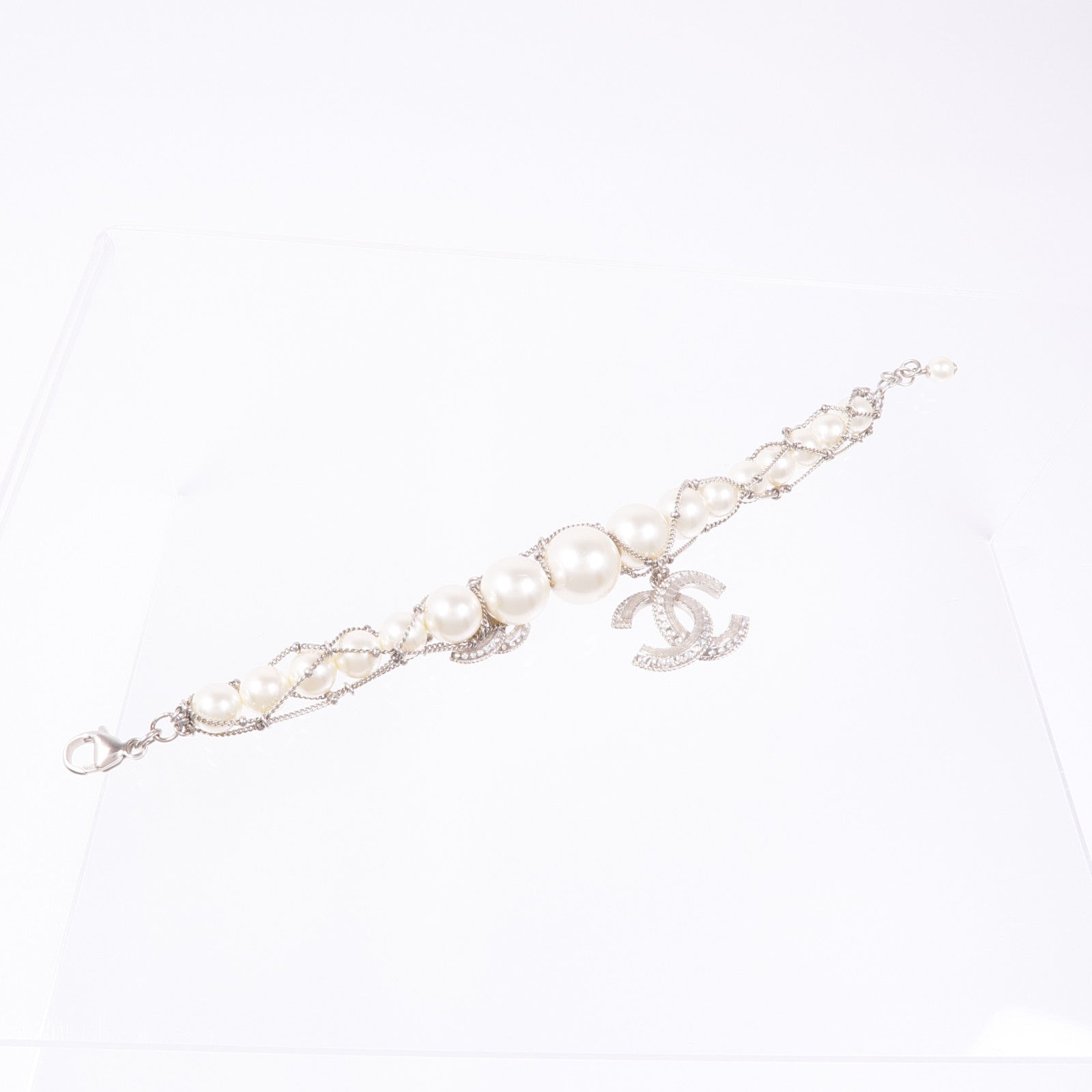 CHANEL PVC/金屬Bracelet手鏈