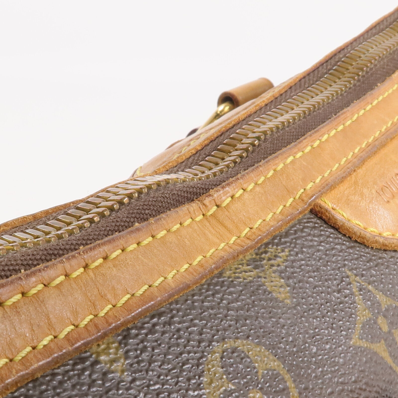 LOUIS VUITTON Monogram Palermo PM金扣手挽肩背兩用袋棕色