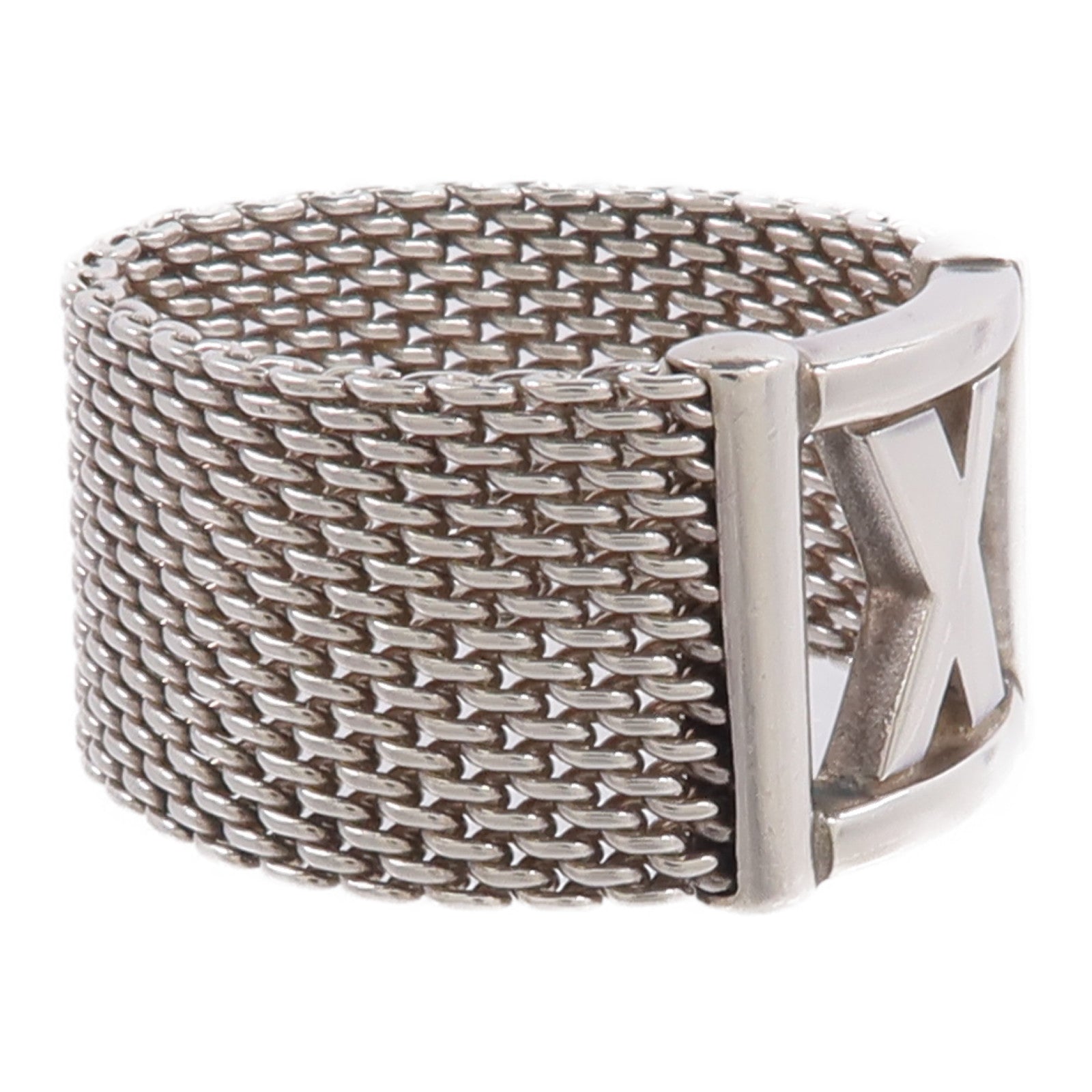 TIFFANY＆CO 925純銀Atlas Somerset Ring戒指