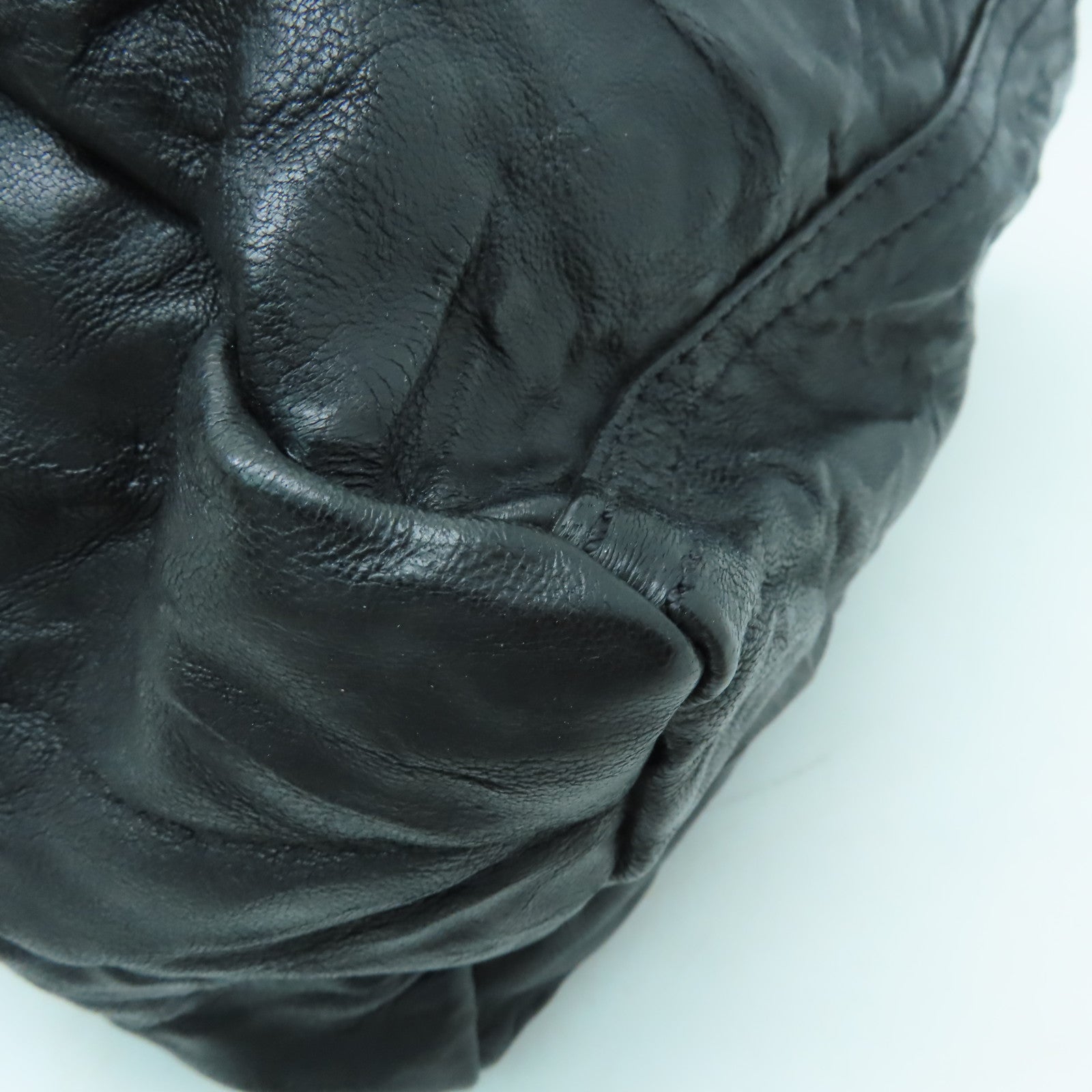 GIVENCHY 【激減優惠】牛皮皮革Pandora銀扣手挽肩背兩用袋黑色
