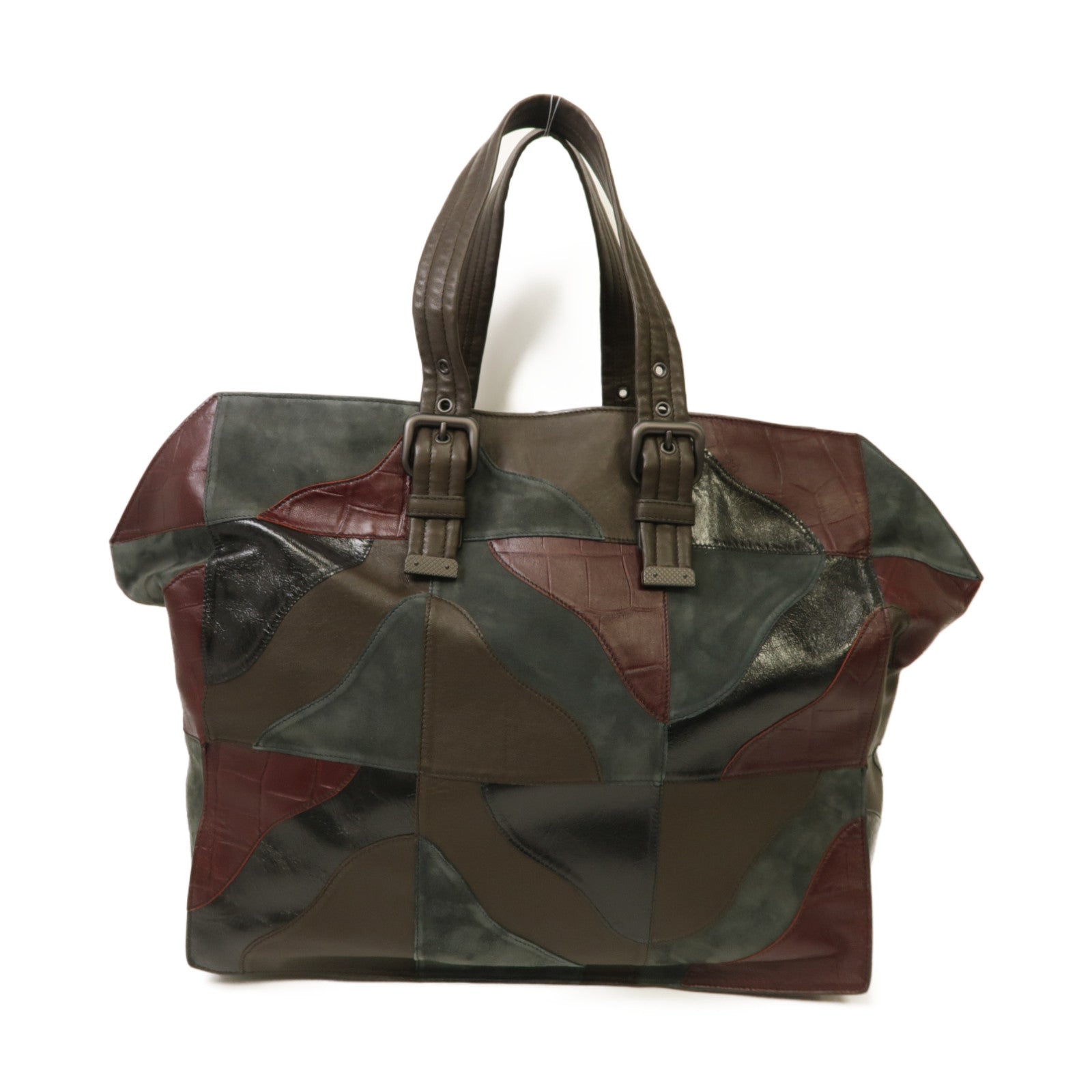 BOTTEGA VENETA 【激減優惠】牛皮皮革/麂皮皮革Shoulder Tote Bag肩背袋啡色/綠色/紅色