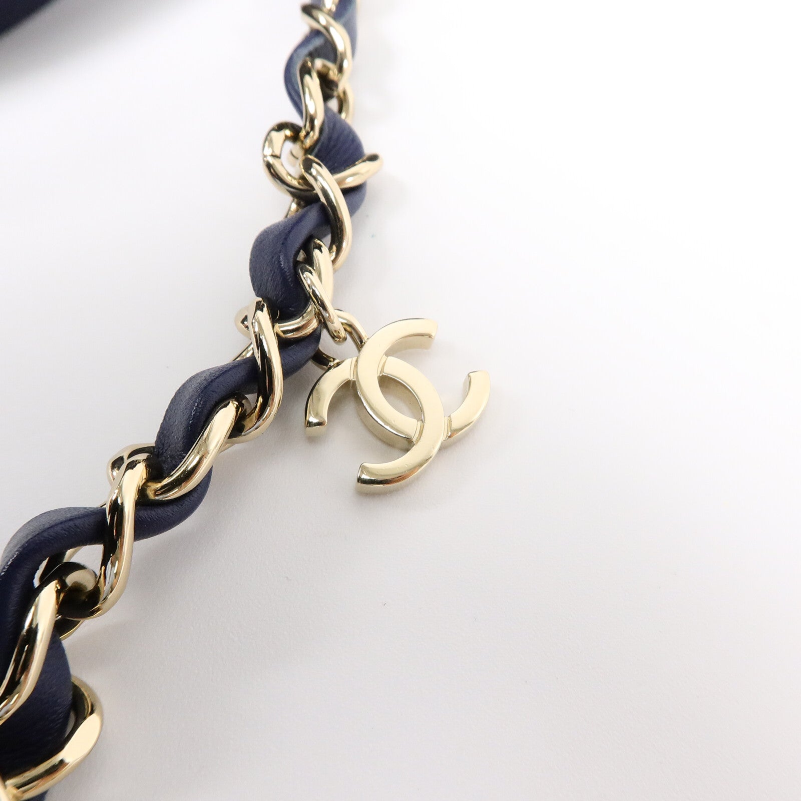 CHANEL 牛皮皮革2 Way Shoulder鏈帶手挽肩背兩用袋