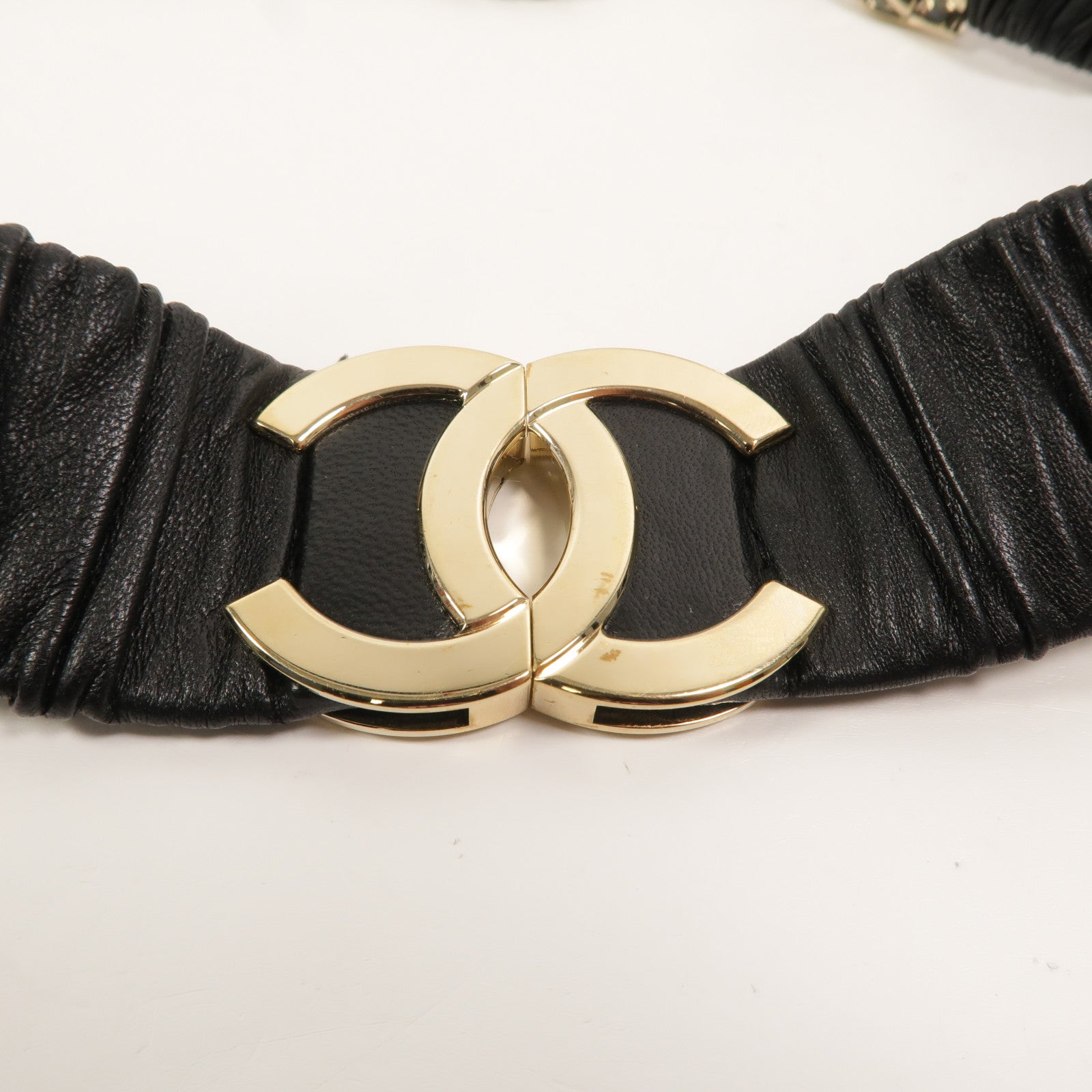 CHANEL 羊皮皮革Belt皮帶