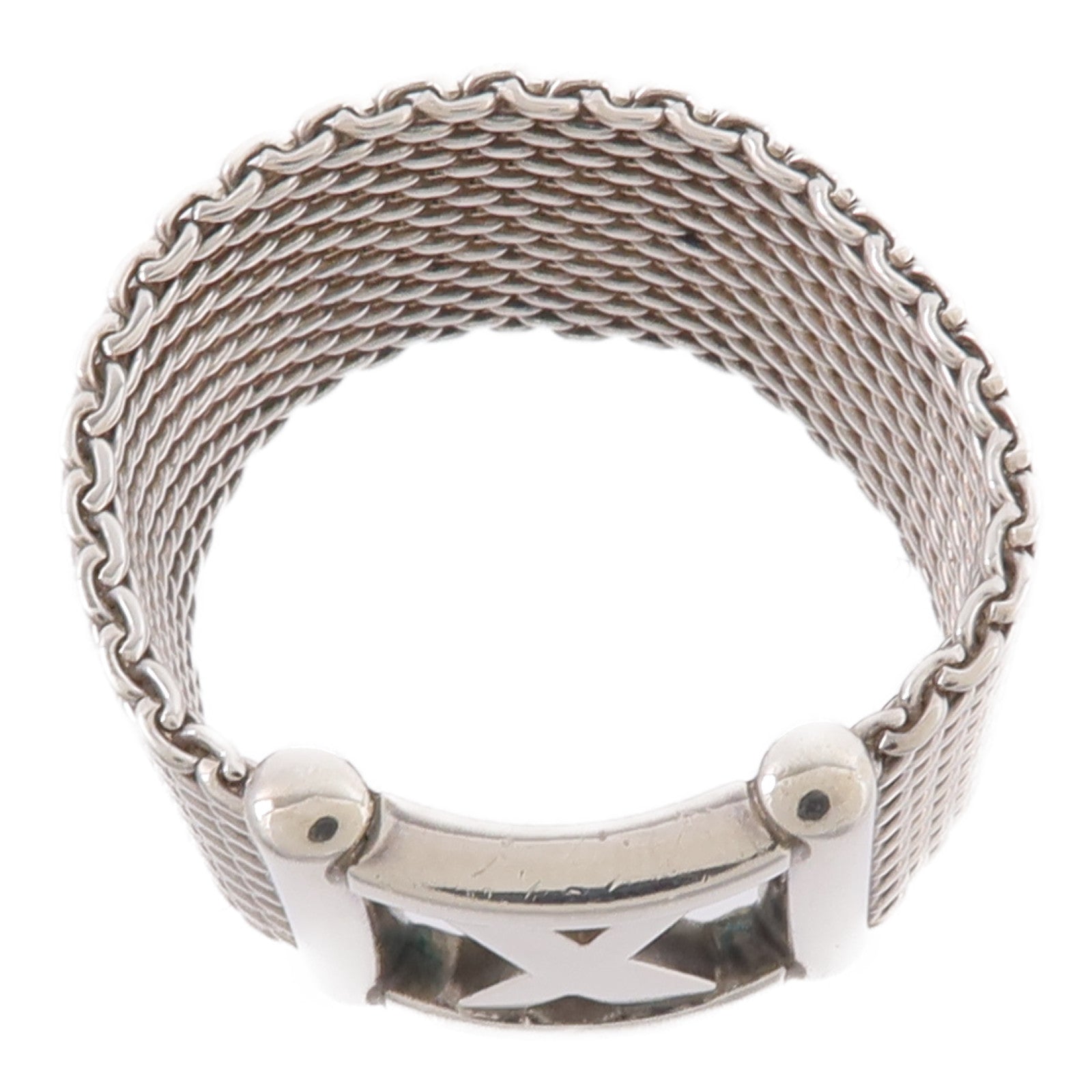 TIFFANY＆CO 925純銀Atlas Somerset Ring戒指