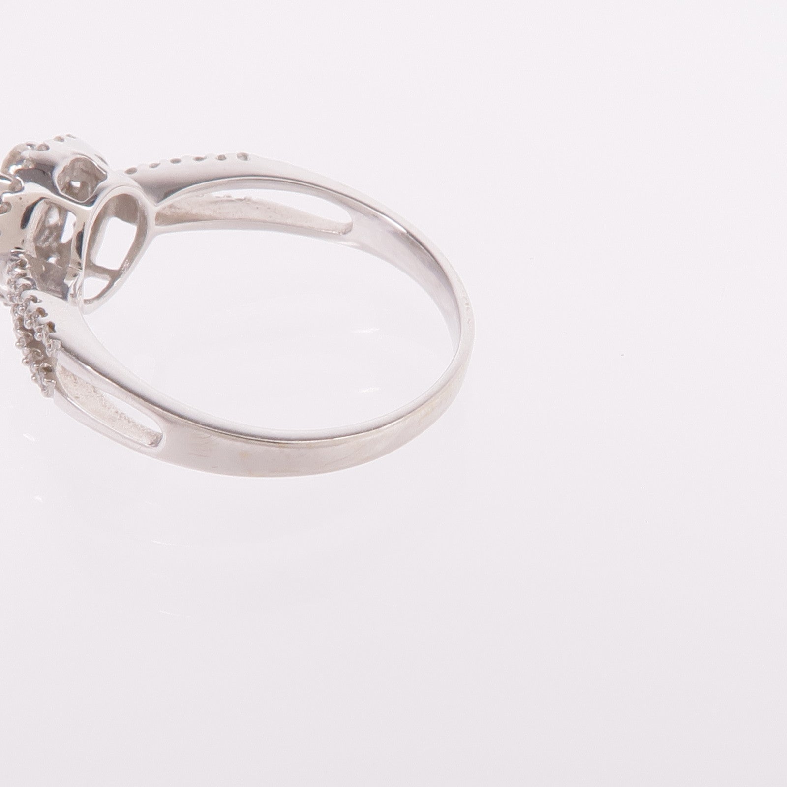 JEWELRY 【激減優惠】18K白金Diamond Ring鑽石戒指US#5.75