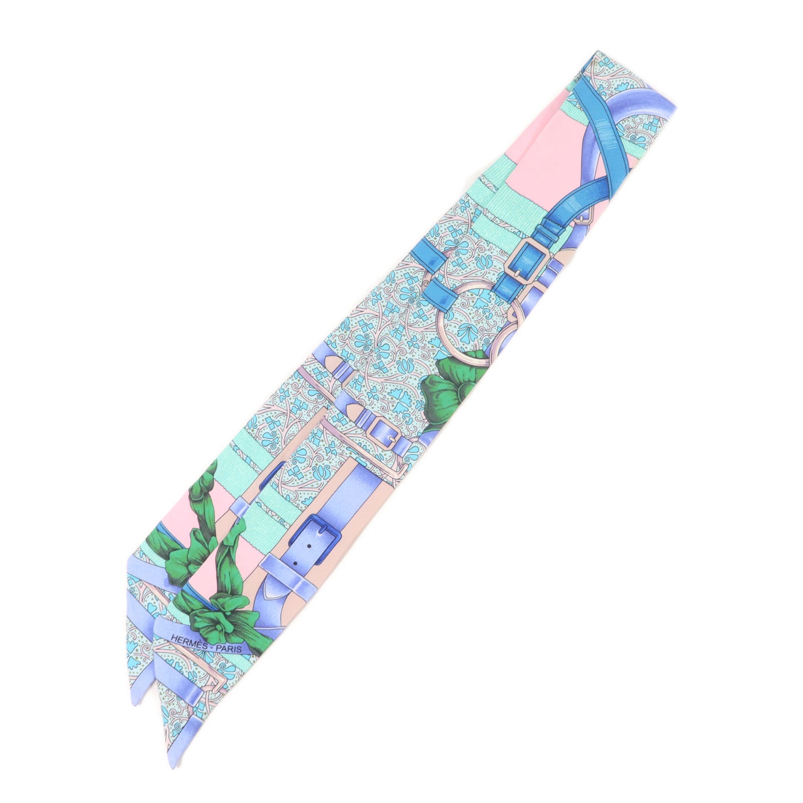 HERMES 絲質Twilly絲巾