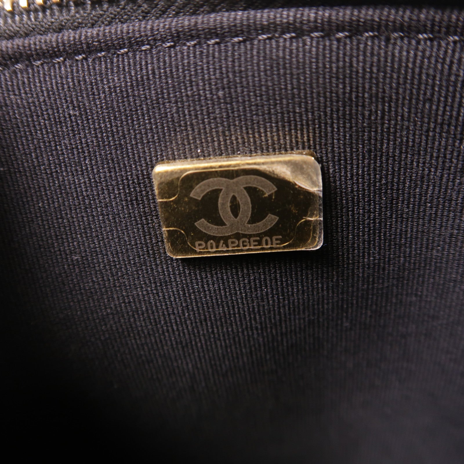 CHANEL 羊皮皮革Vanity Case鏈帶肩背袋