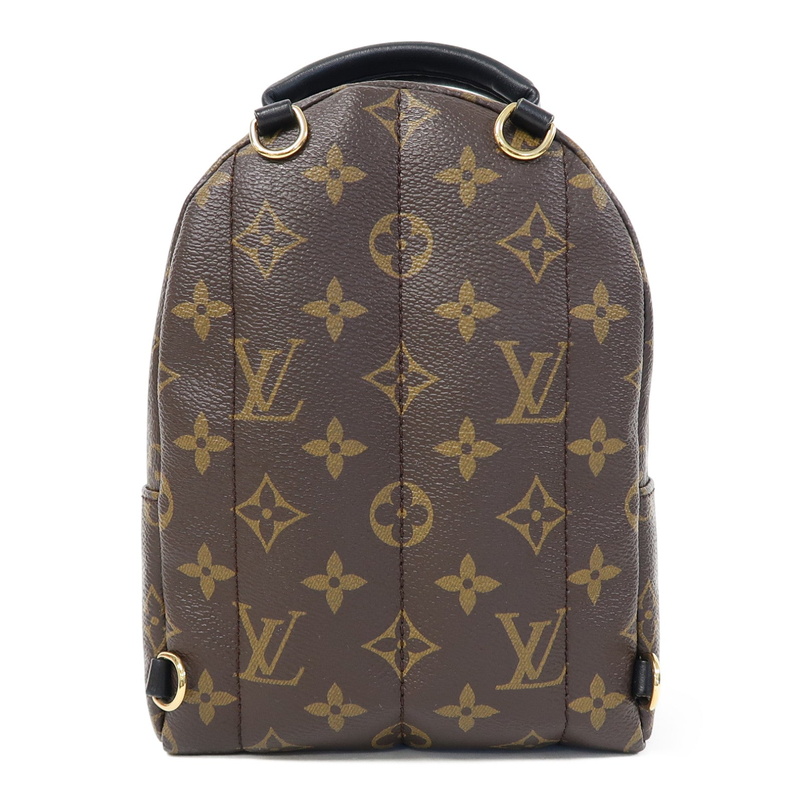 LOUIS VUITTON Monogram Palm Springs Mini金扣背包啡色