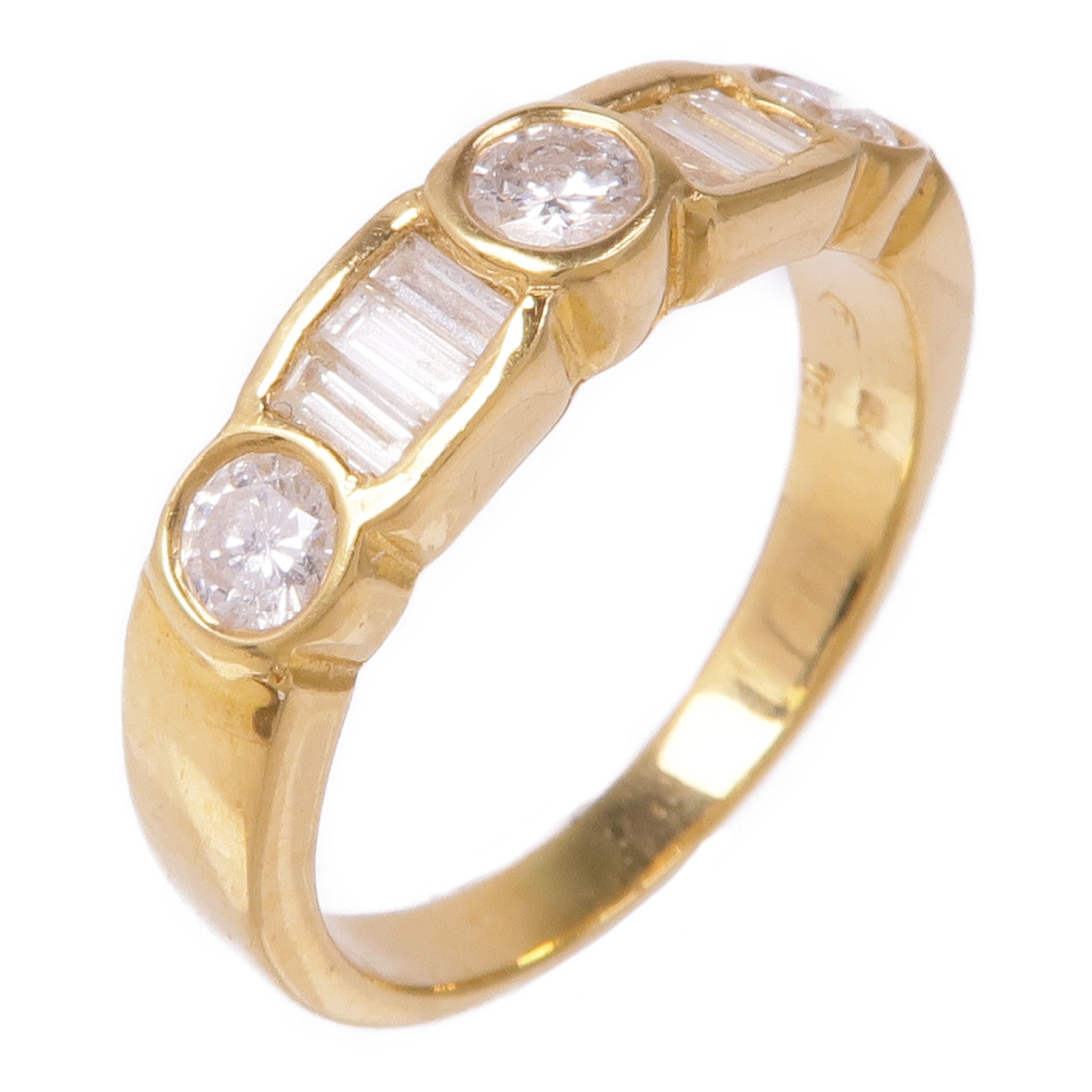 JEWELRY 18K黃金Diamond Ring鑽石戒指US#5.5