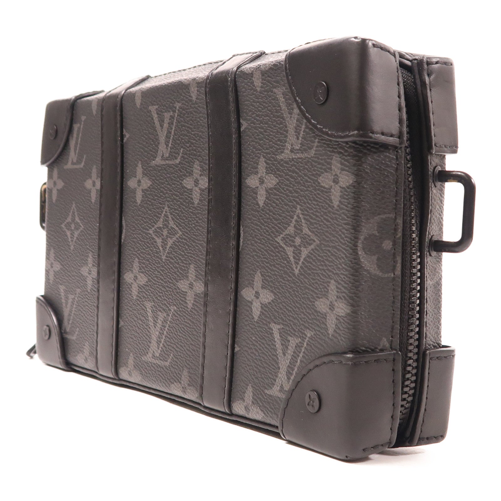 LOUIS VUITTON LV Soft Trunk Wallet Shoulder Bag M69838 Monogram Eclipse Black