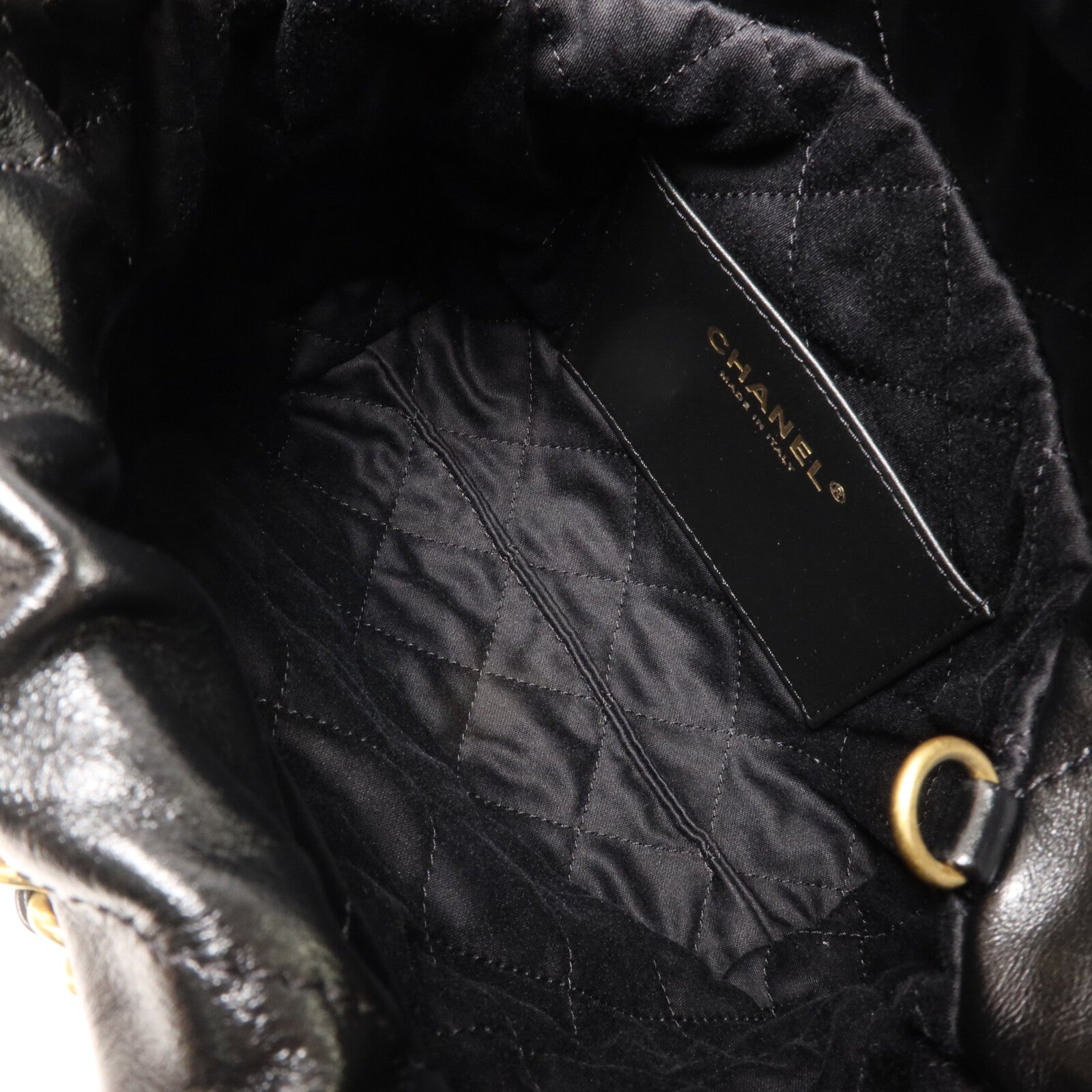 CHANEL 牛皮皮革Chanel 22 Mini鏈帶肩背袋