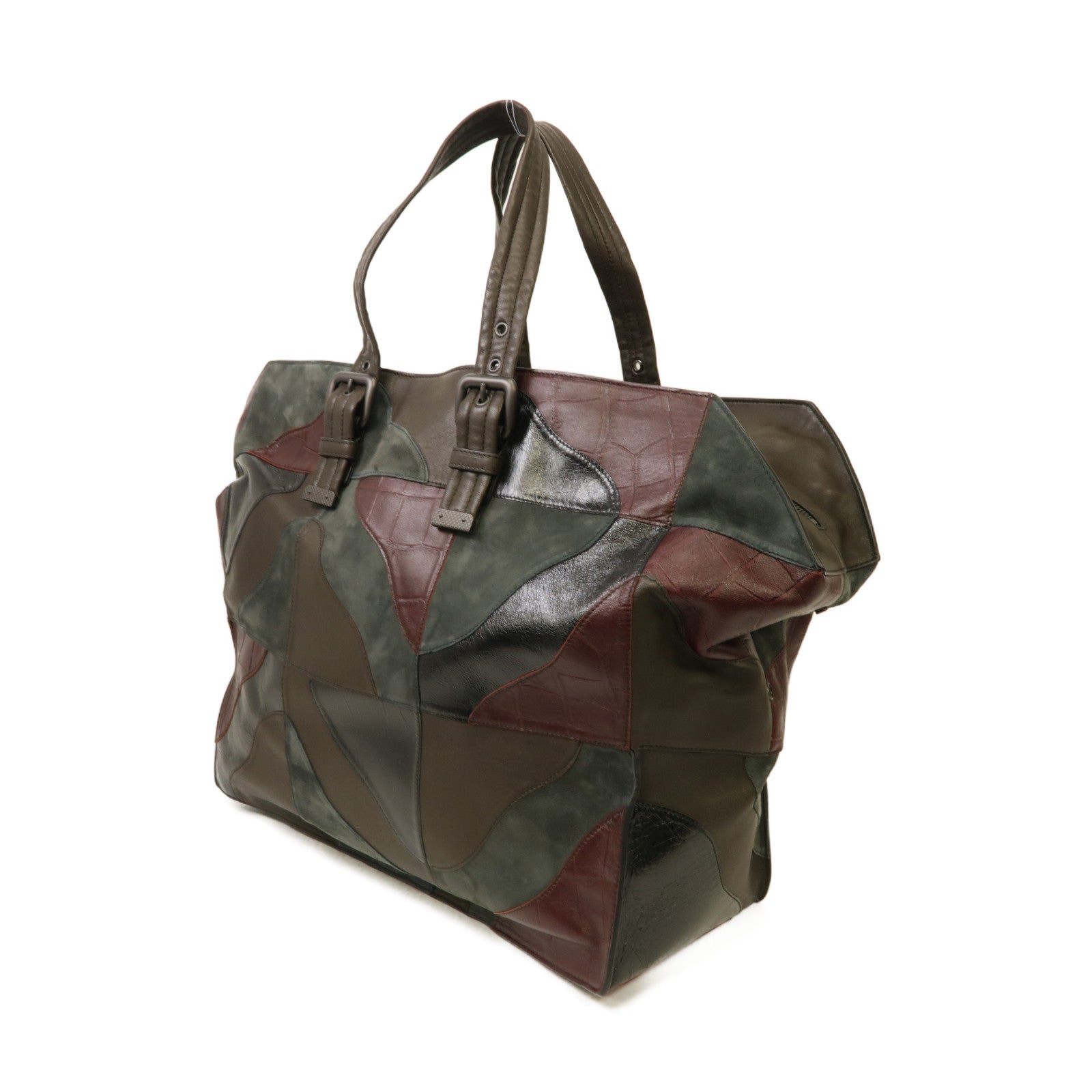 BOTTEGA VENETA 【激減優惠】牛皮皮革/麂皮皮革Shoulder Tote Bag肩背袋啡色/綠色/紅色