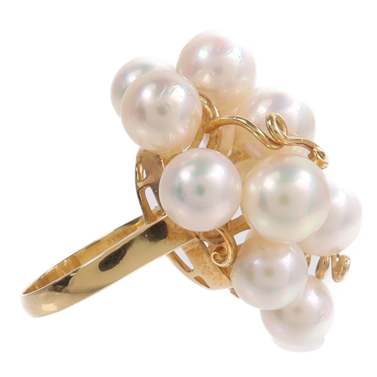 JEWELRY 18K黃金Pearl Ring珍珠耳環
