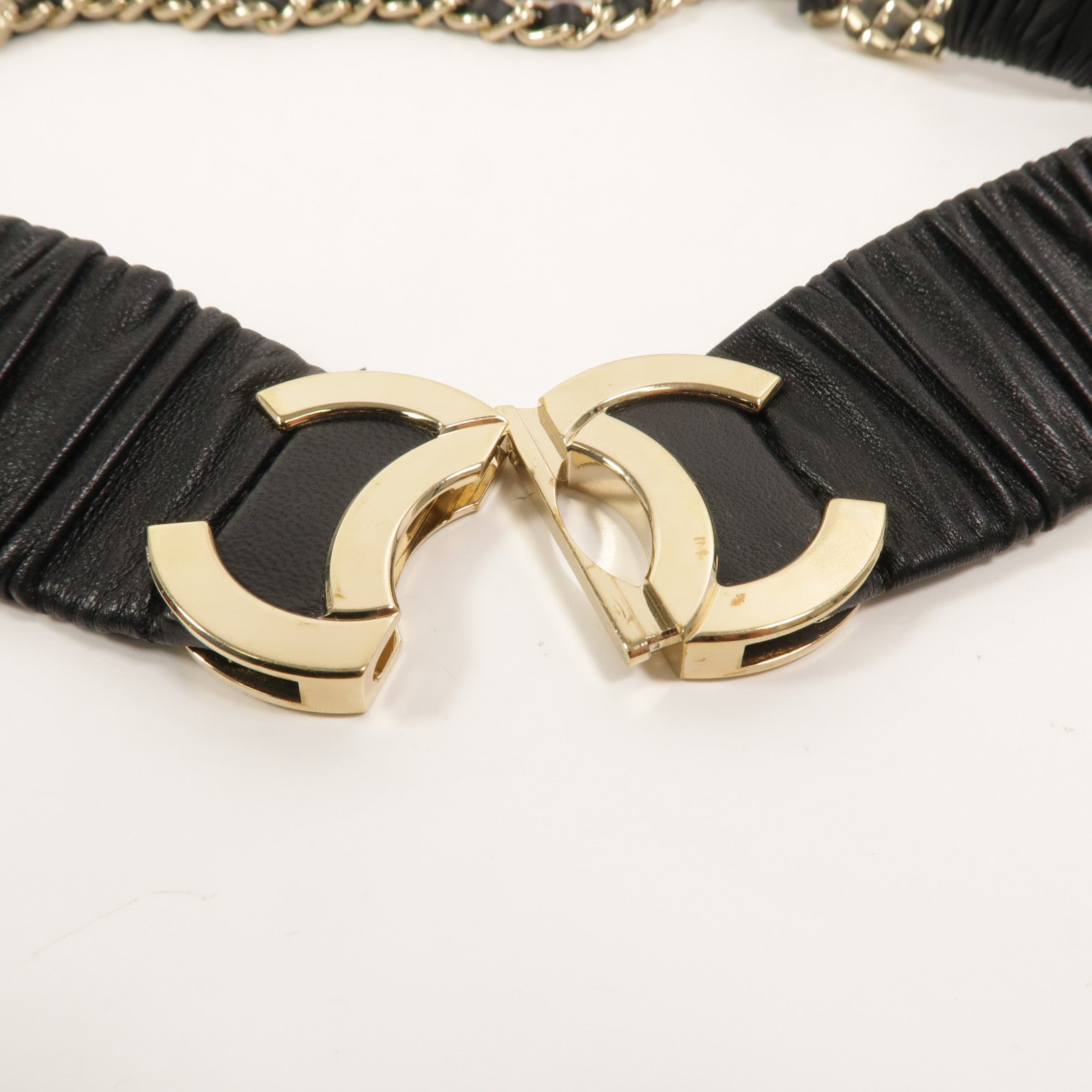 CHANEL 羊皮皮革Belt皮帶