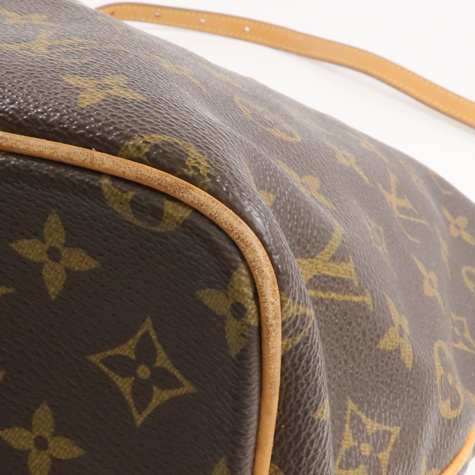 LOUIS VUITTON Monogram Palermo PM金扣手挽肩背兩用袋棕色