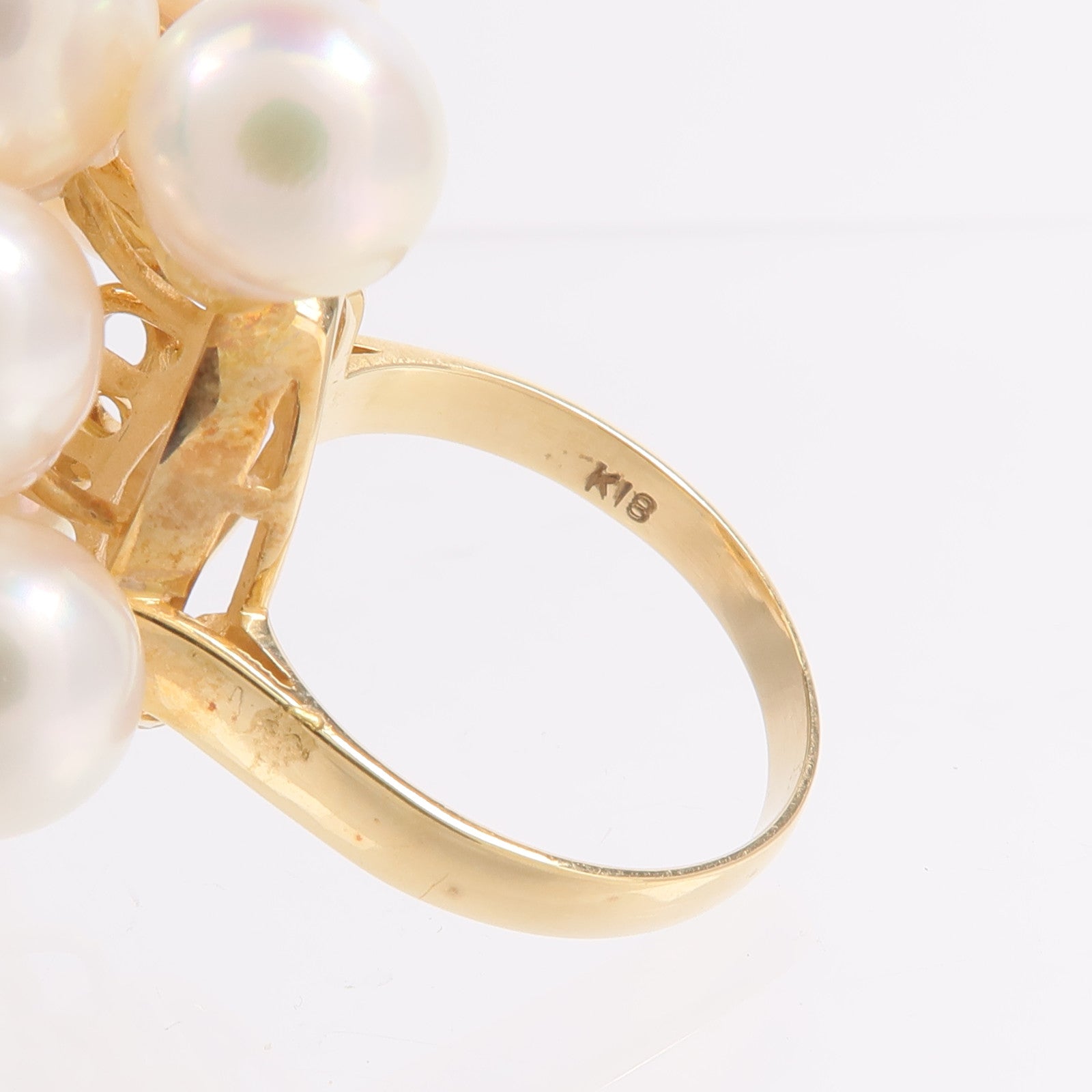 JEWELRY 18K黃金Pearl Ring珍珠耳環