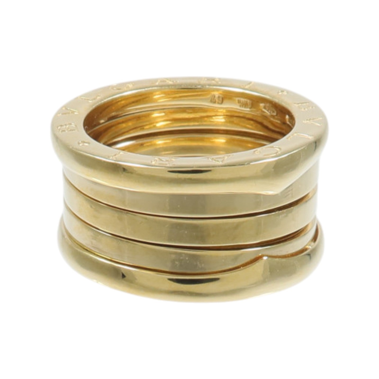 BVLGARI 18K黃金B-zero1 3 Band戒指