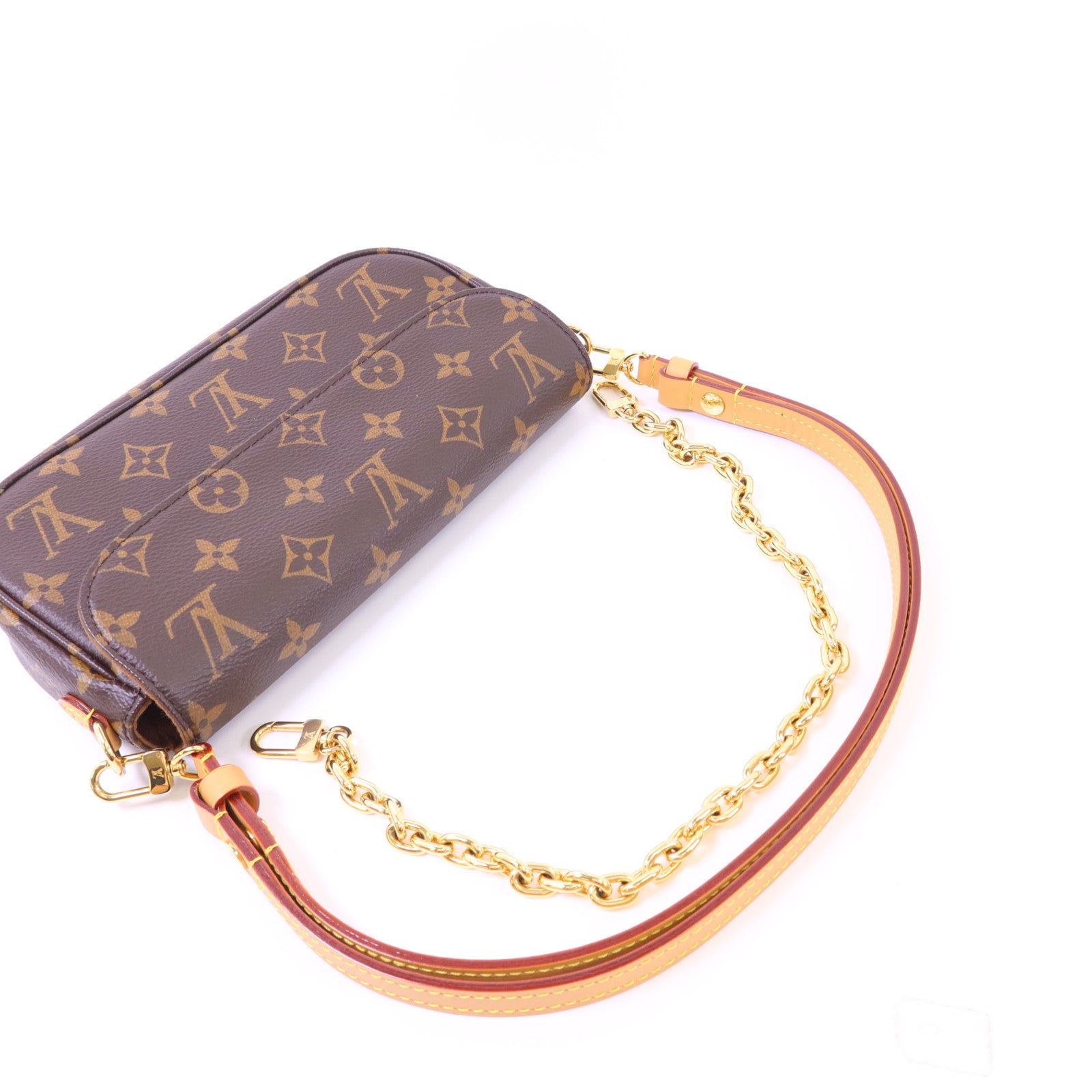 LOUIS VUITTON Monogram Wallet On Chain Ivy金扣肩背袋