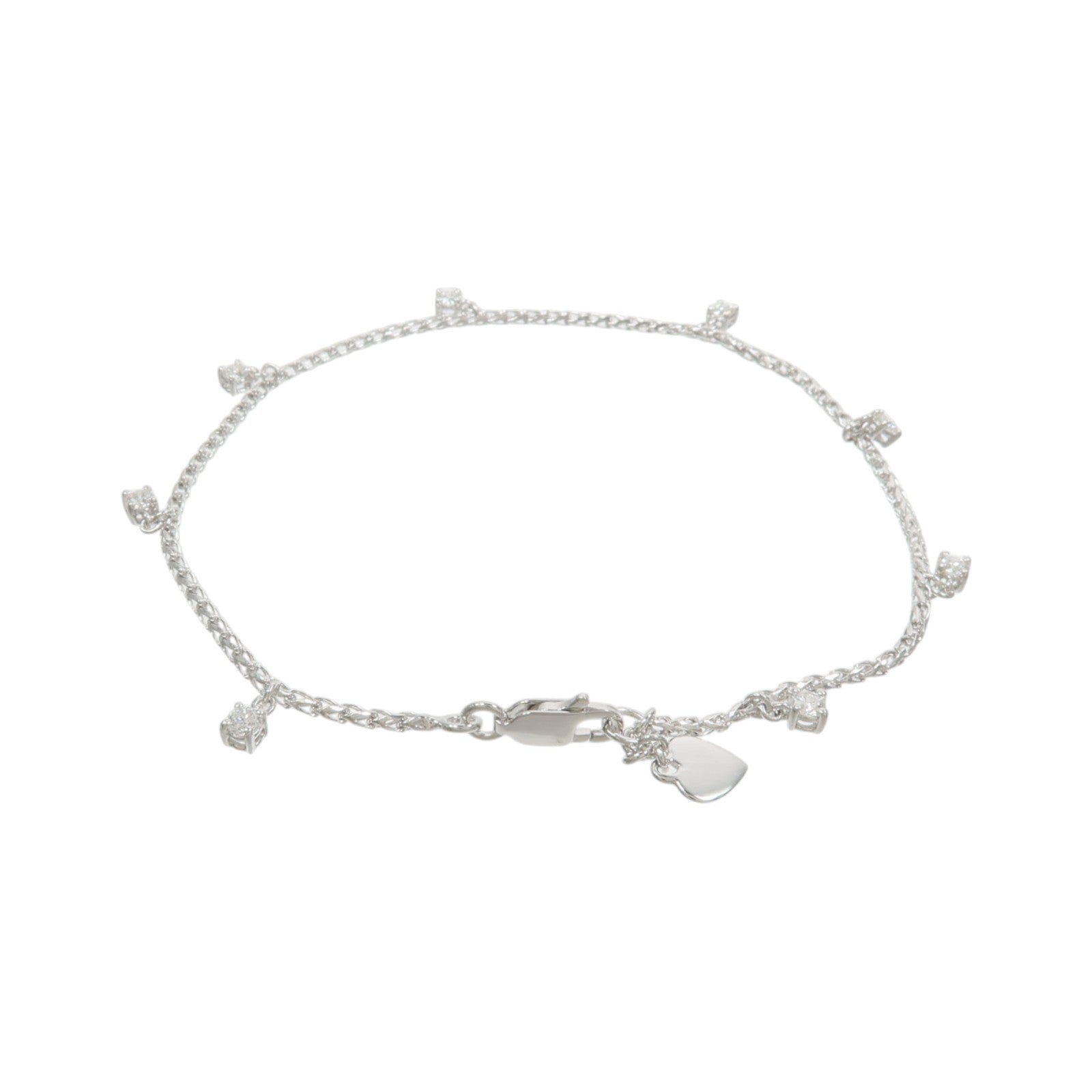 JEWELRY 18K白金Diamond Bracelet鑽石手鏈