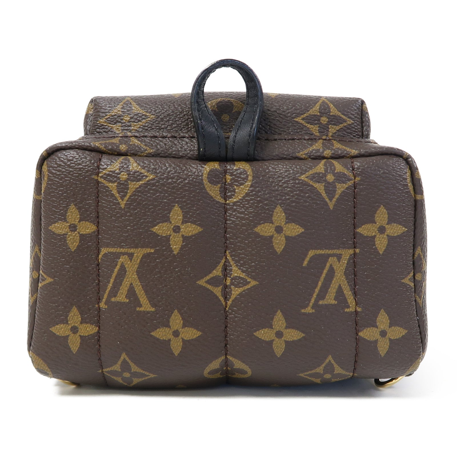 LOUIS VUITTON Monogram Palm Springs Mini金扣背包啡色