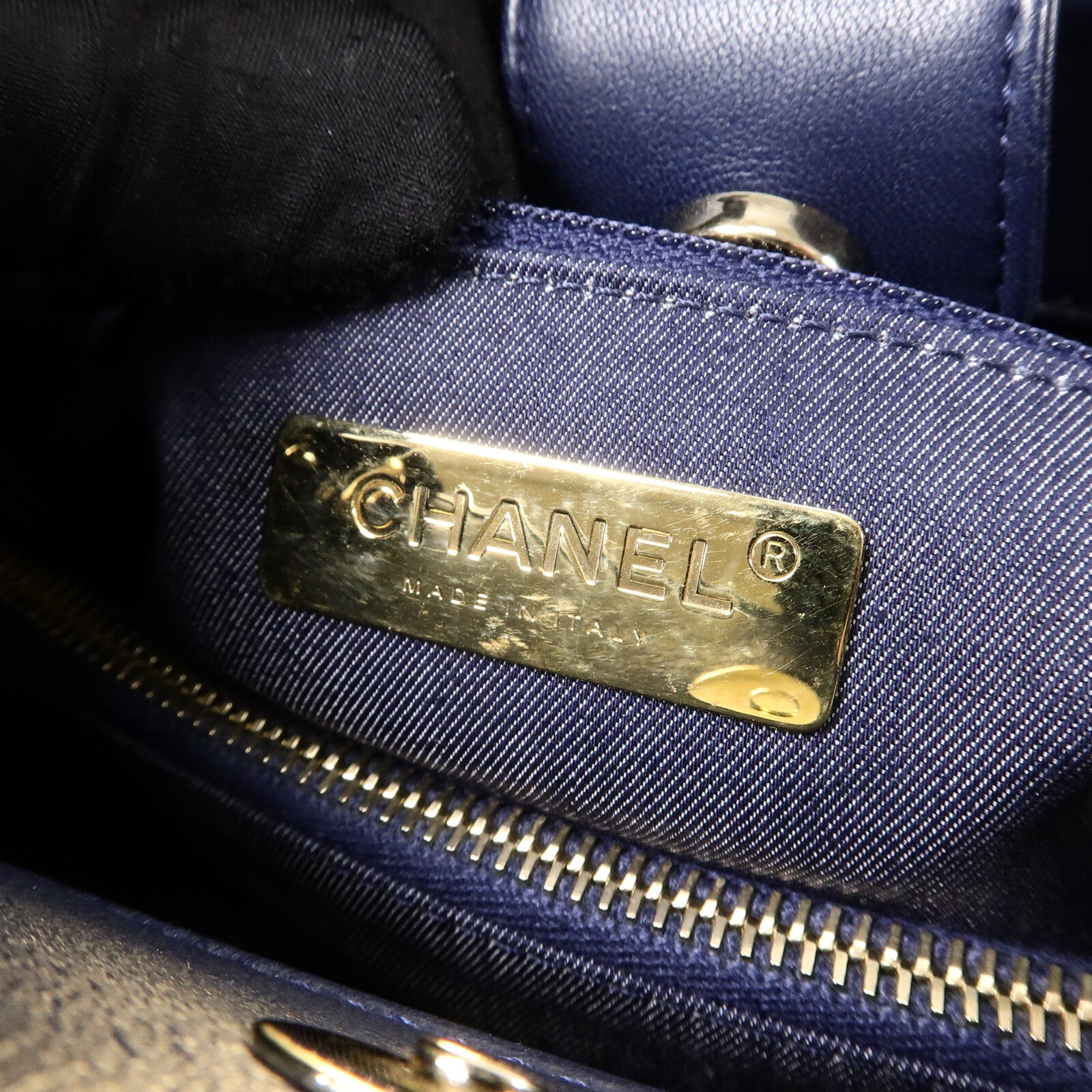 CHANEL 牛皮皮革2 Way Shoulder鏈帶手挽肩背兩用袋