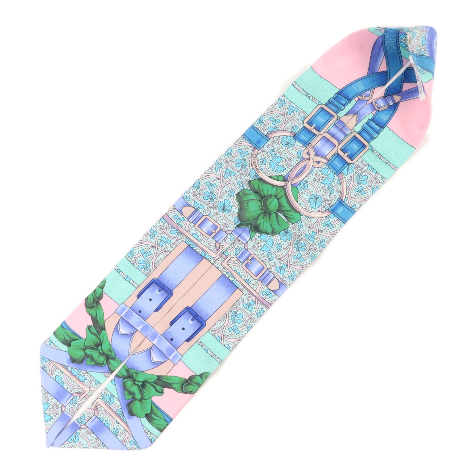 HERMES 絲質Twilly絲巾