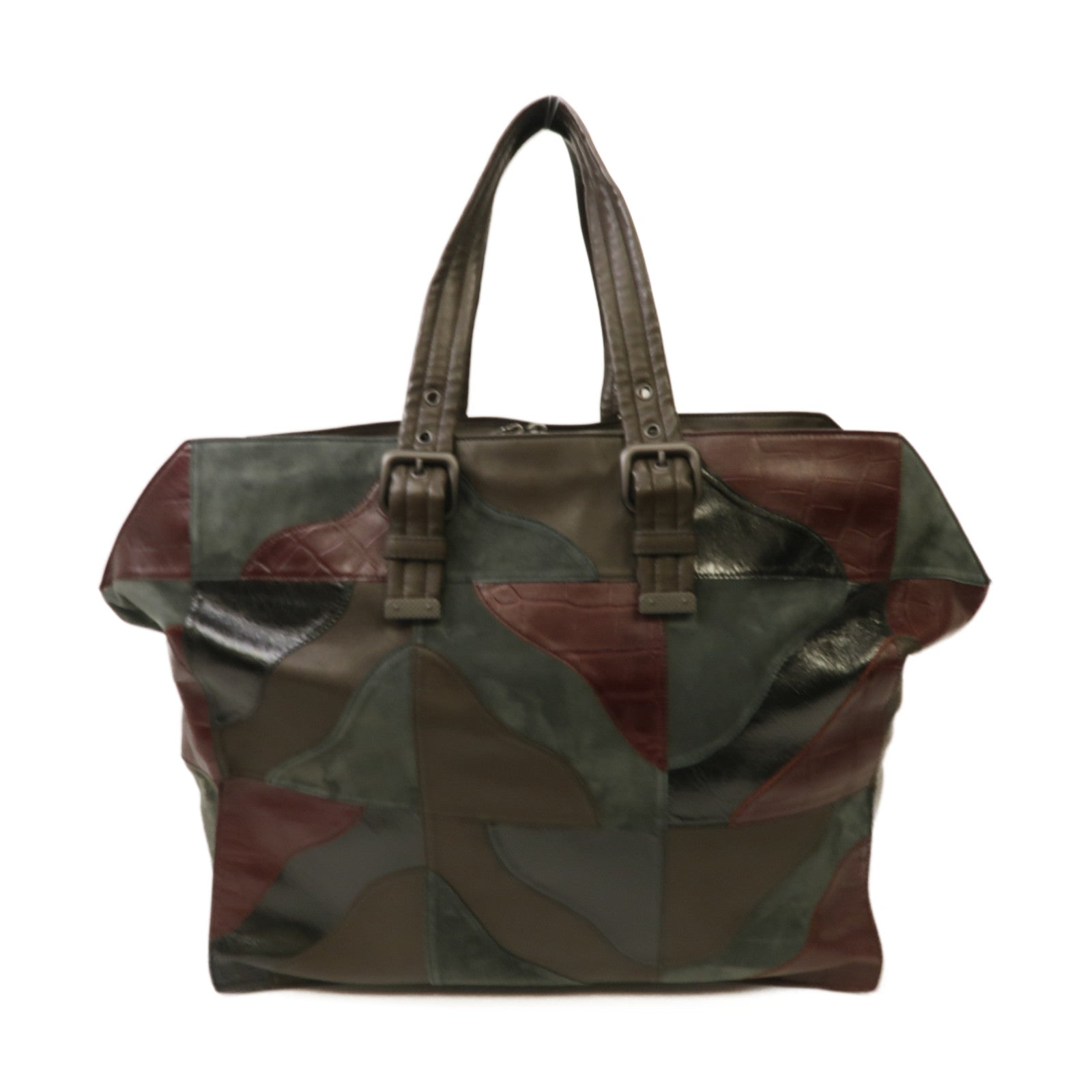BOTTEGA VENETA 【激減優惠】牛皮皮革/麂皮皮革Shoulder Tote Bag肩背袋啡色/綠色/紅色