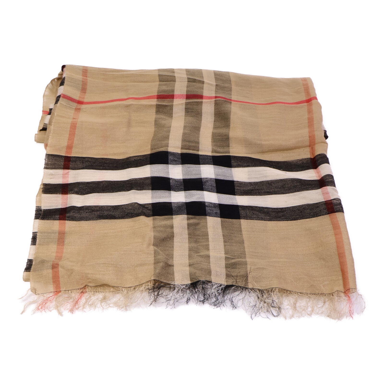 BURBERRY 絲質/羊毛Scarf圍巾