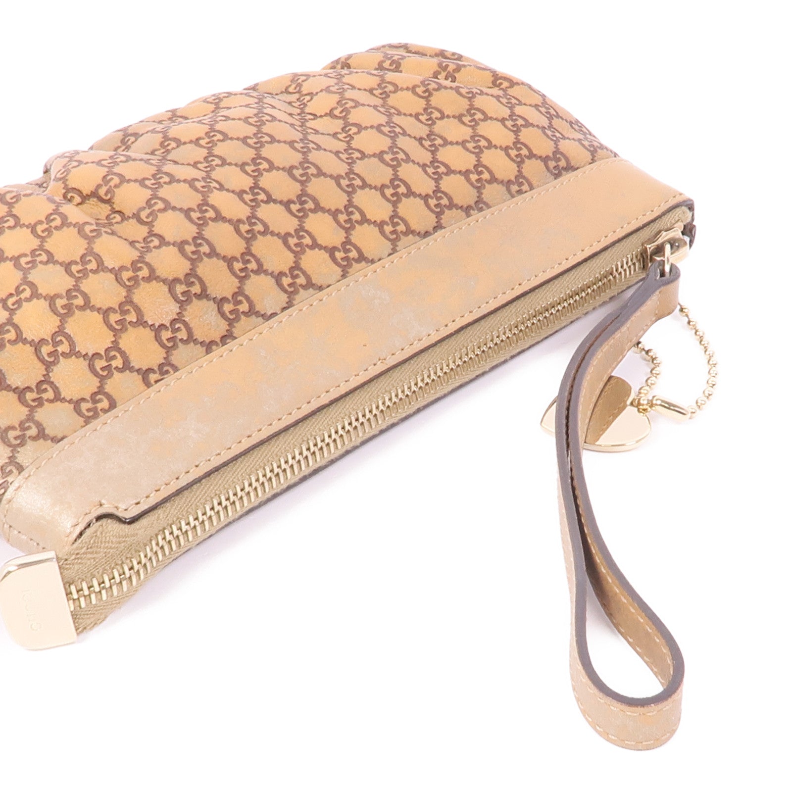 GUCCI 皮革Pouch金扣手拿包