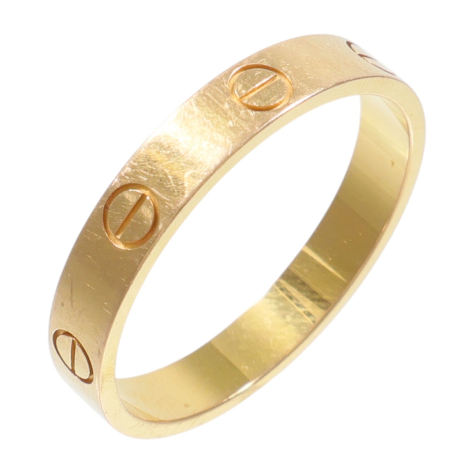 CARTIER 18K玫瑰金Mini Love Ring戒指