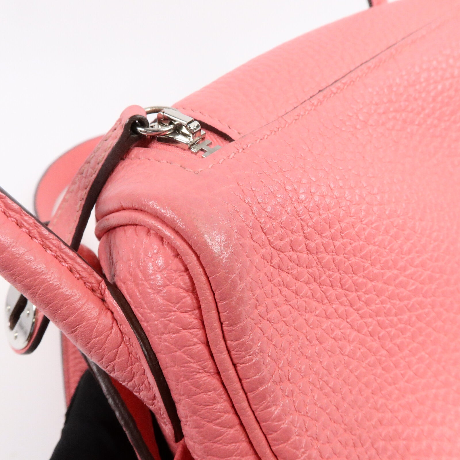 HERMES Clemence皮革Mini Lindy手挽肩背兩用袋