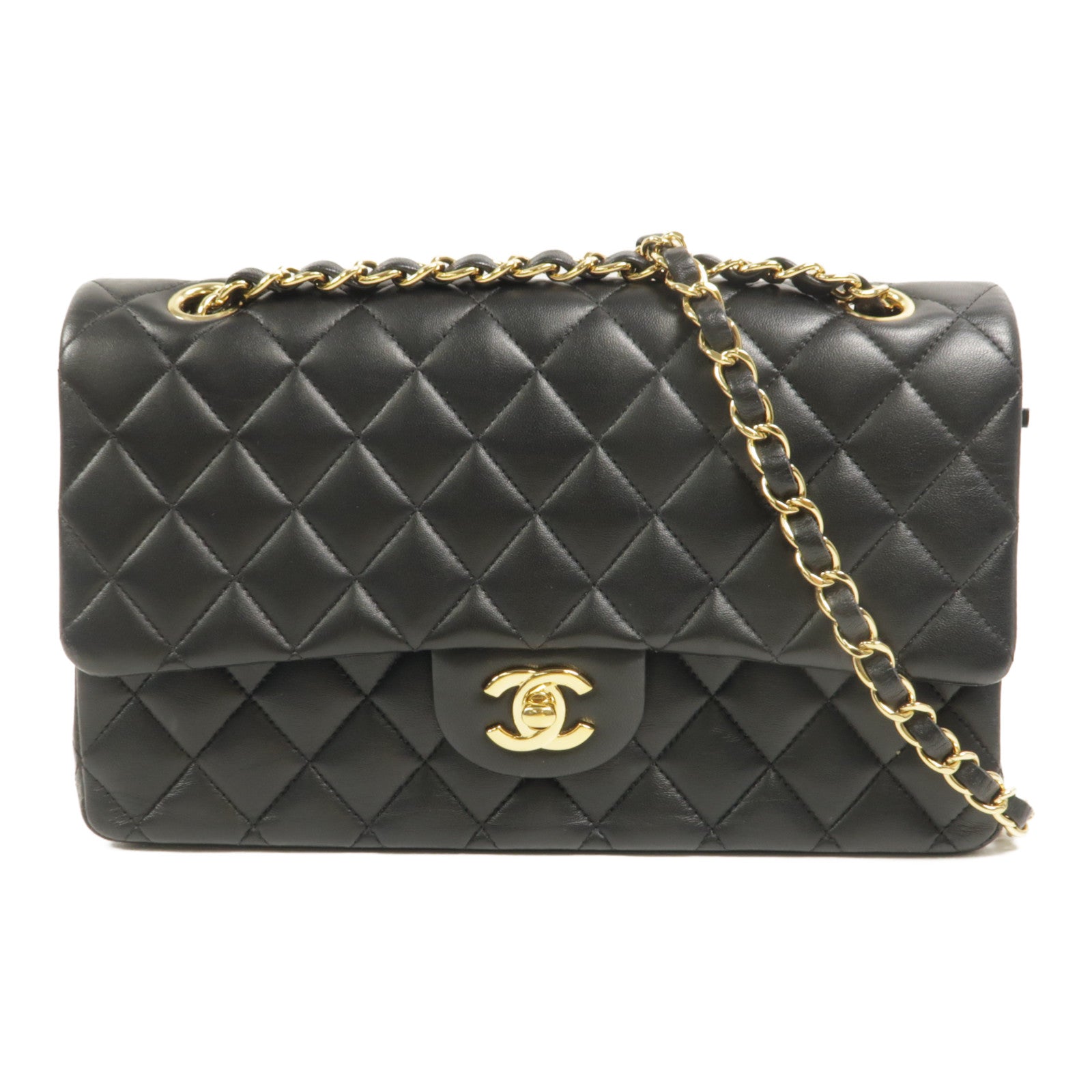 CHANEL 羊皮皮革Classic 25鏈帶肩背袋