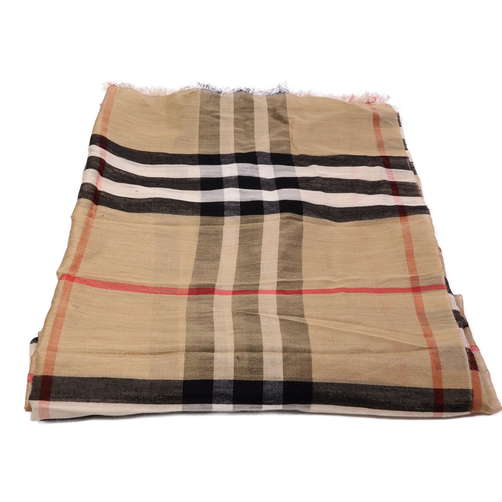 BURBERRY 絲質/羊毛Scarf圍巾