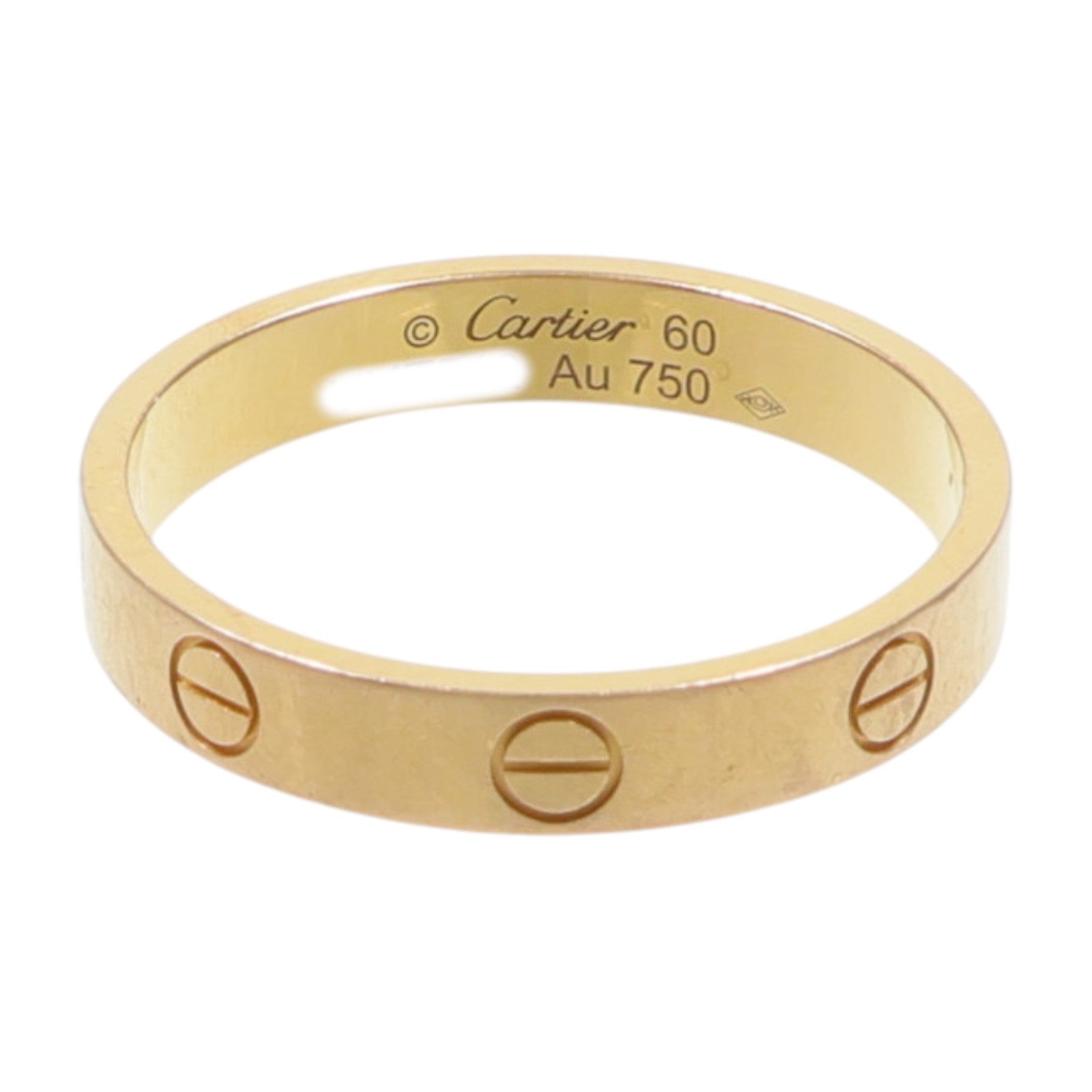 CARTIER 18K玫瑰金Mini Love Ring戒指