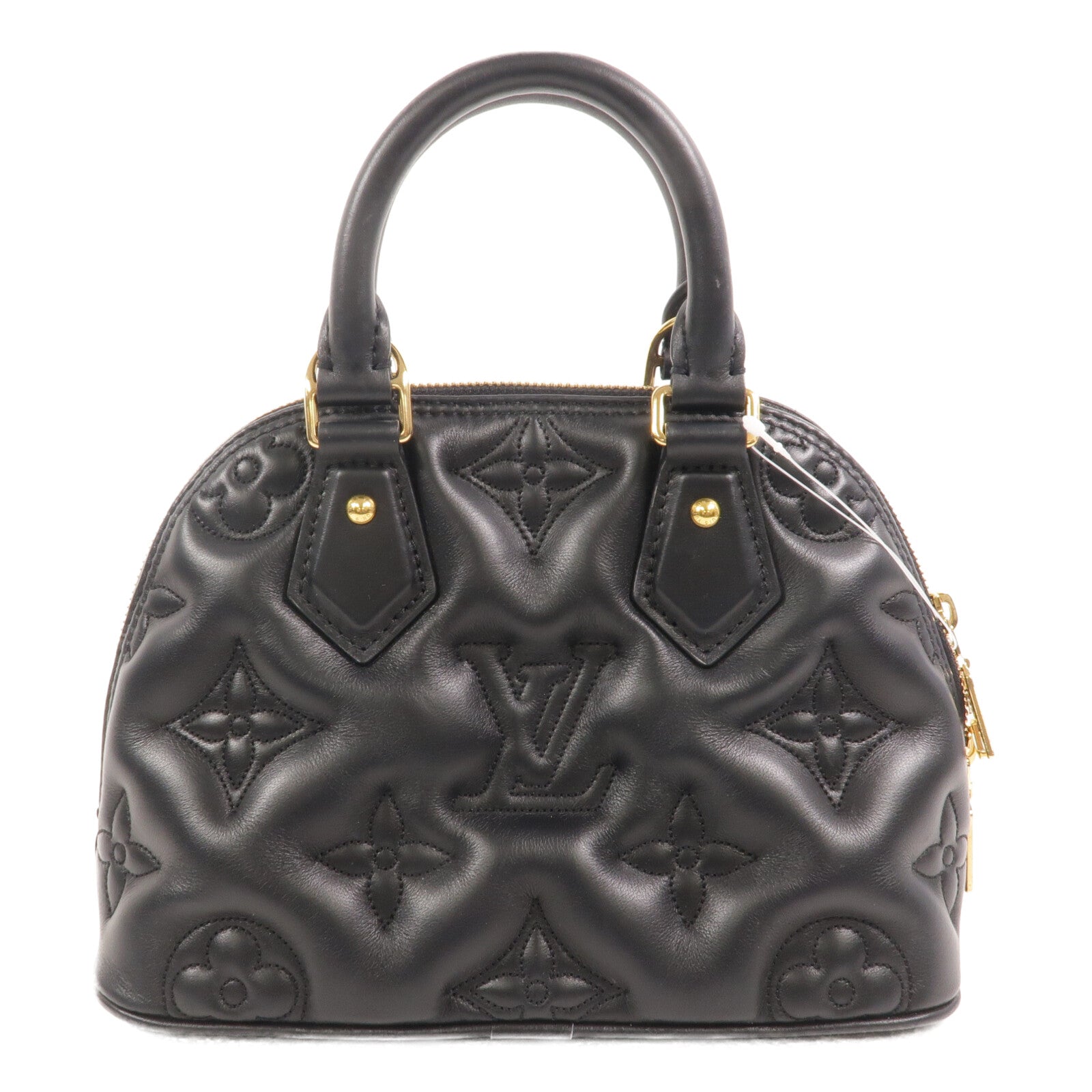 LOUIS VUITTON 牛皮皮革Alma BB Bubblegram手挽肩背兩用袋