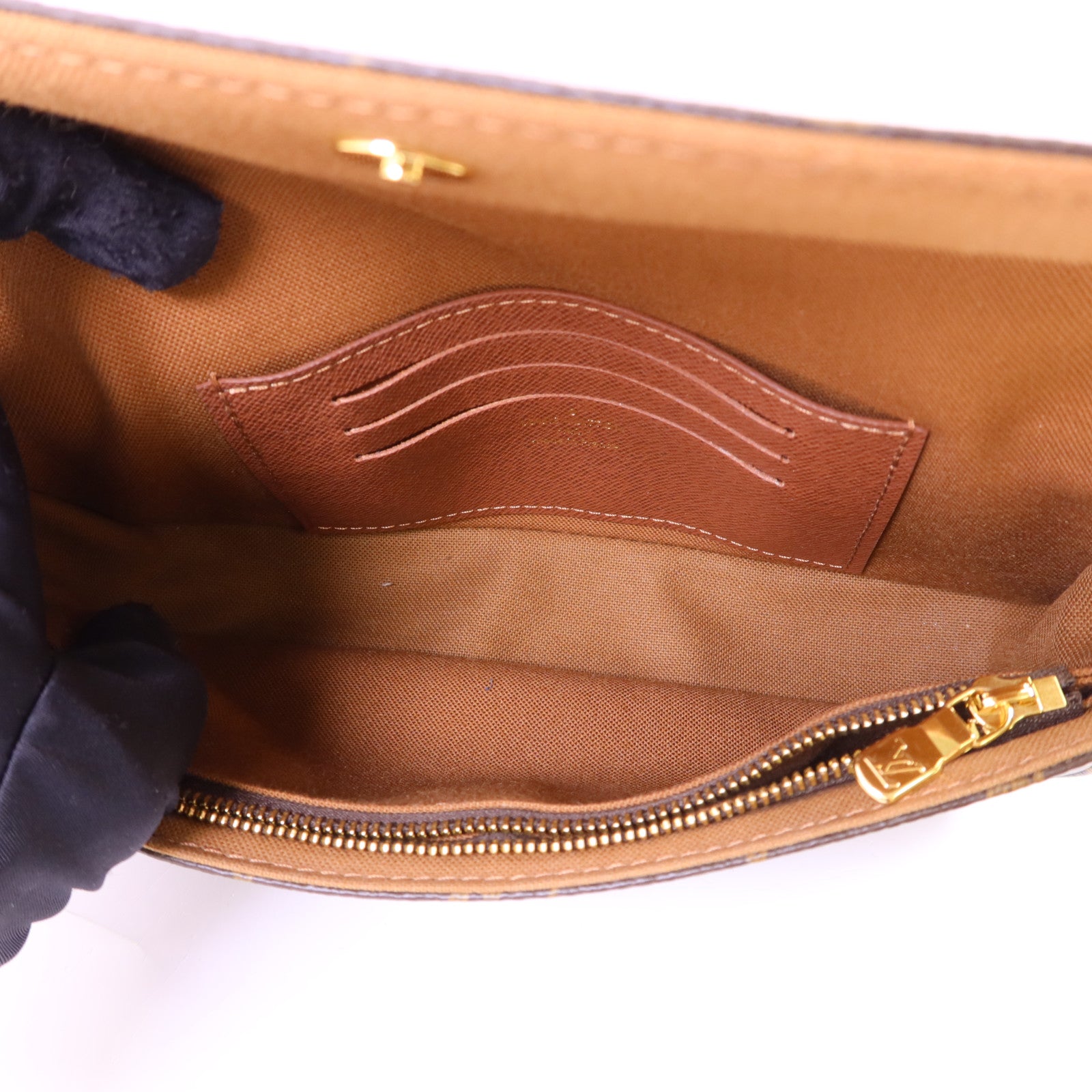 LOUIS VUITTON Monogram Wallet On Chain Ivy金扣肩背袋