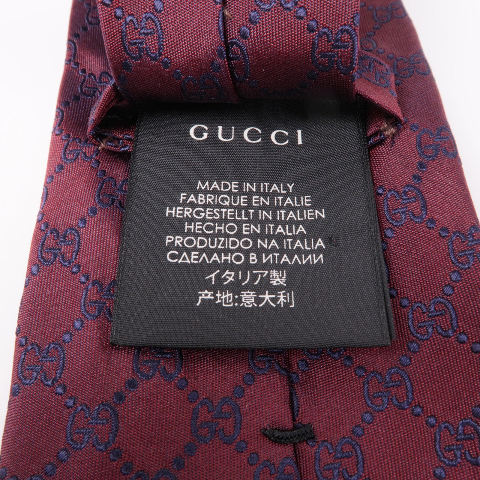 GUCCI 絲質Tie領帶