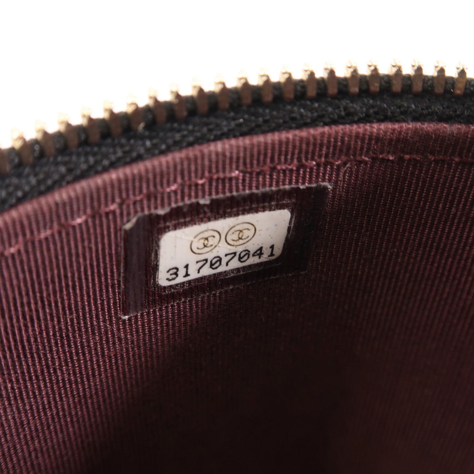 CHANEL 菱格牛皮皮革Chain Shoulder Bag金扣鏈帶肩背袋黑色