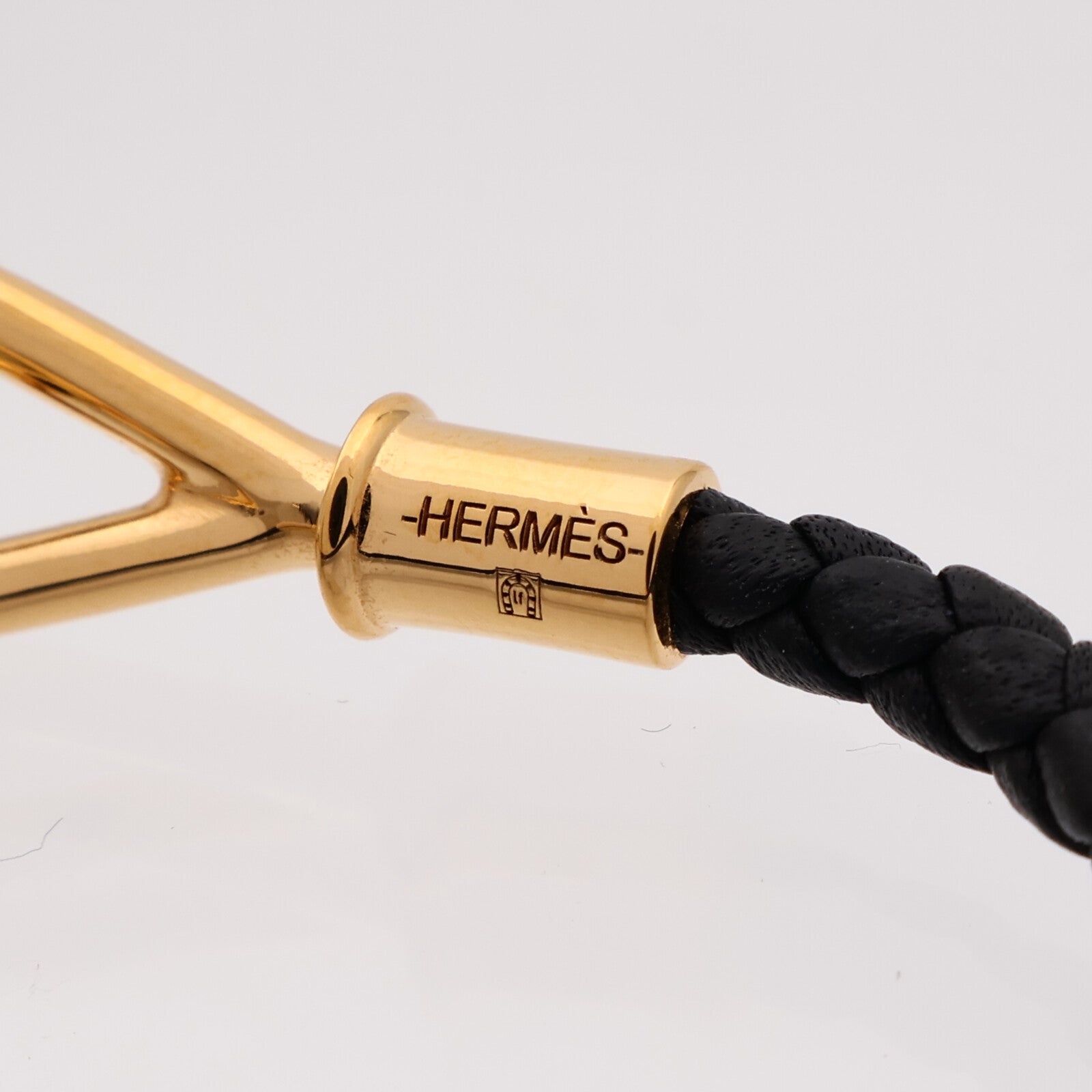 HERMES 【激減優惠】Swift皮革Jumbo H Bracelet金扣手帶