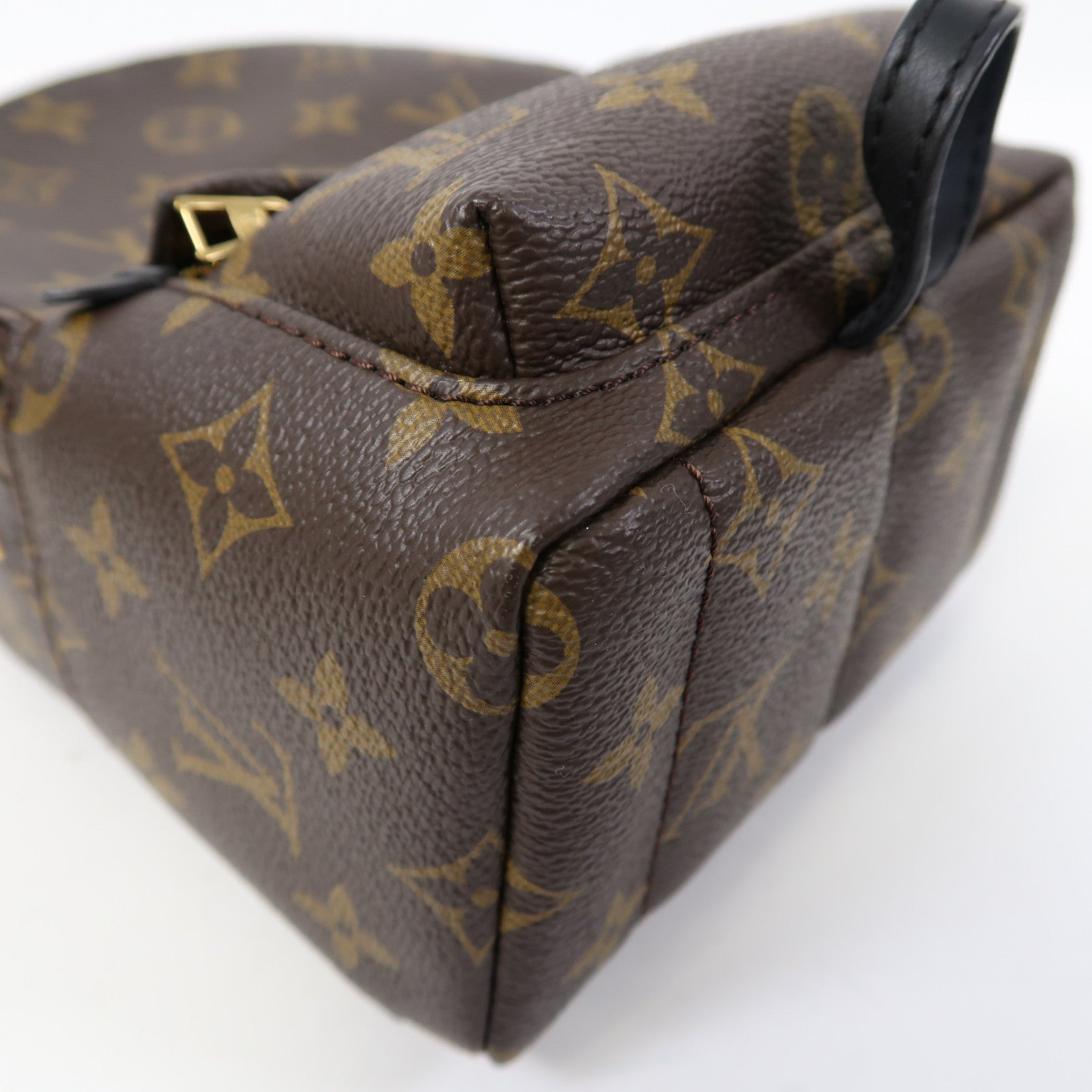 LOUIS VUITTON Monogram Palm Springs Mini金扣背包啡色