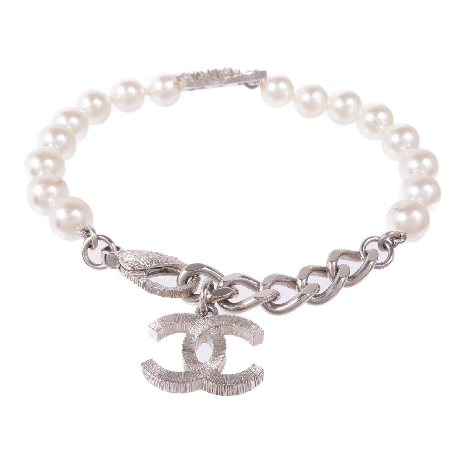 CHANEL PVC/金屬Bracelet手鏈