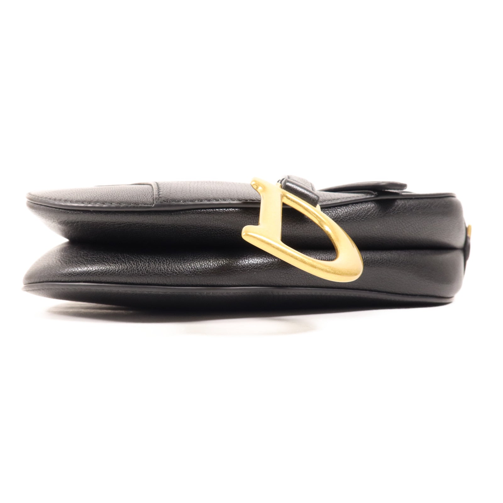 Dior 牛皮皮革Saddle Bag金扣手挽肩背兩用袋