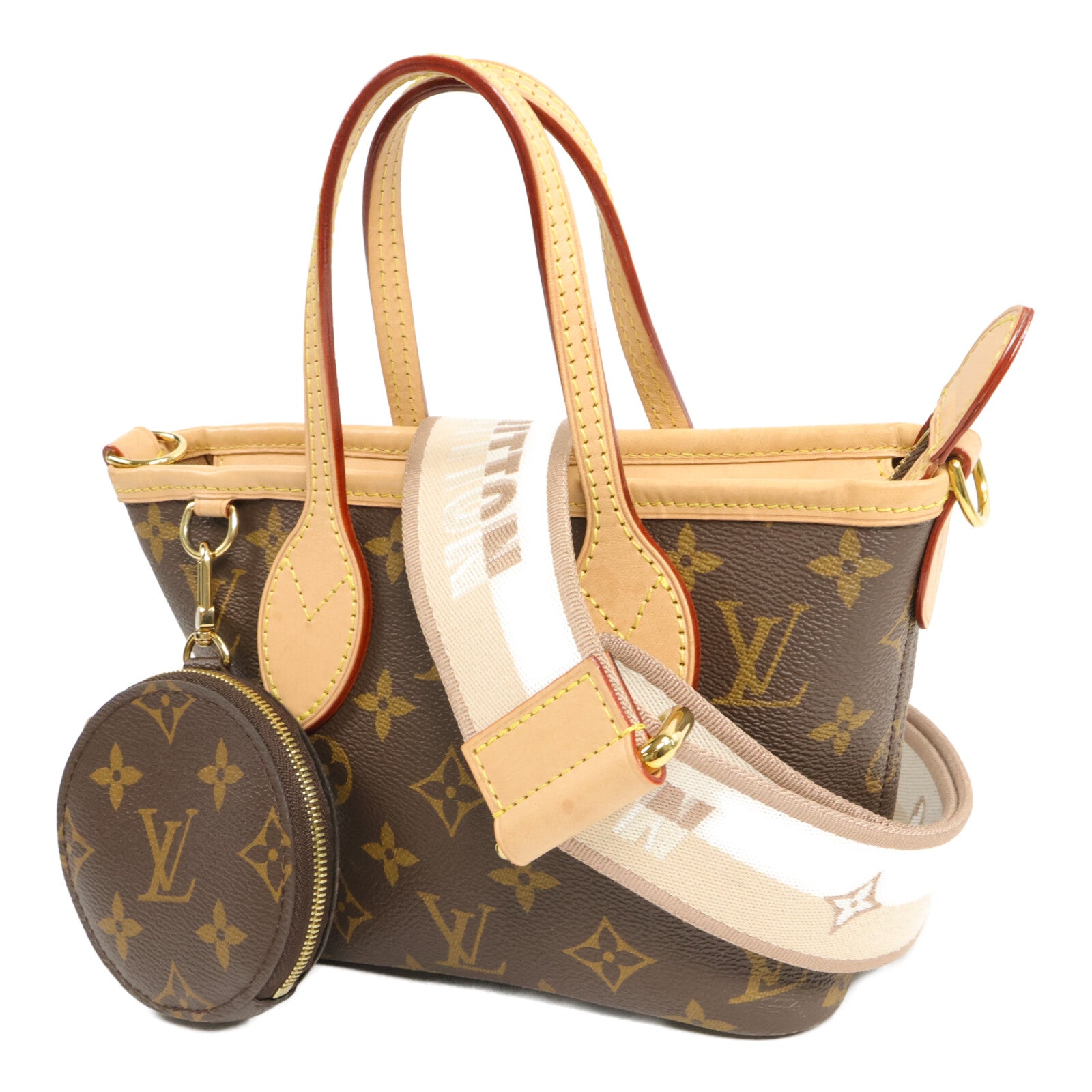 LOUIS VUITTON Monogram Neverfull PM手挽肩背兩用袋