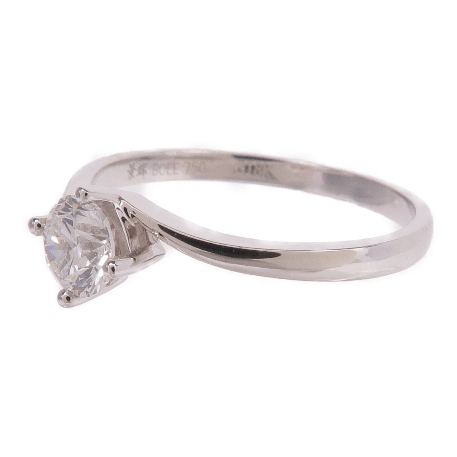 JEWELRY 【激減優惠】18K白金Diamond Ring鑽石戒指US#6