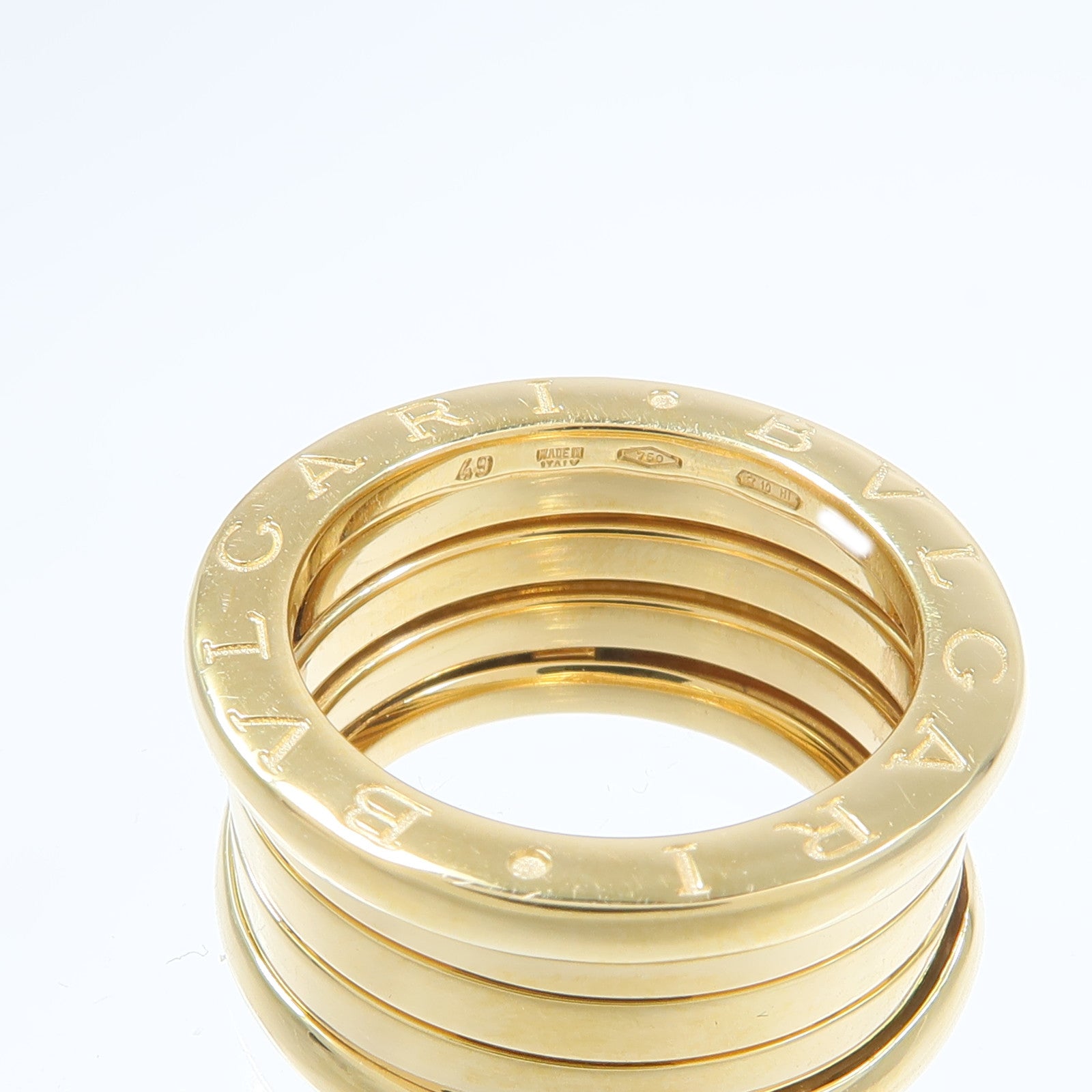 BVLGARI 18K黃金B-zero1 3 Band戒指