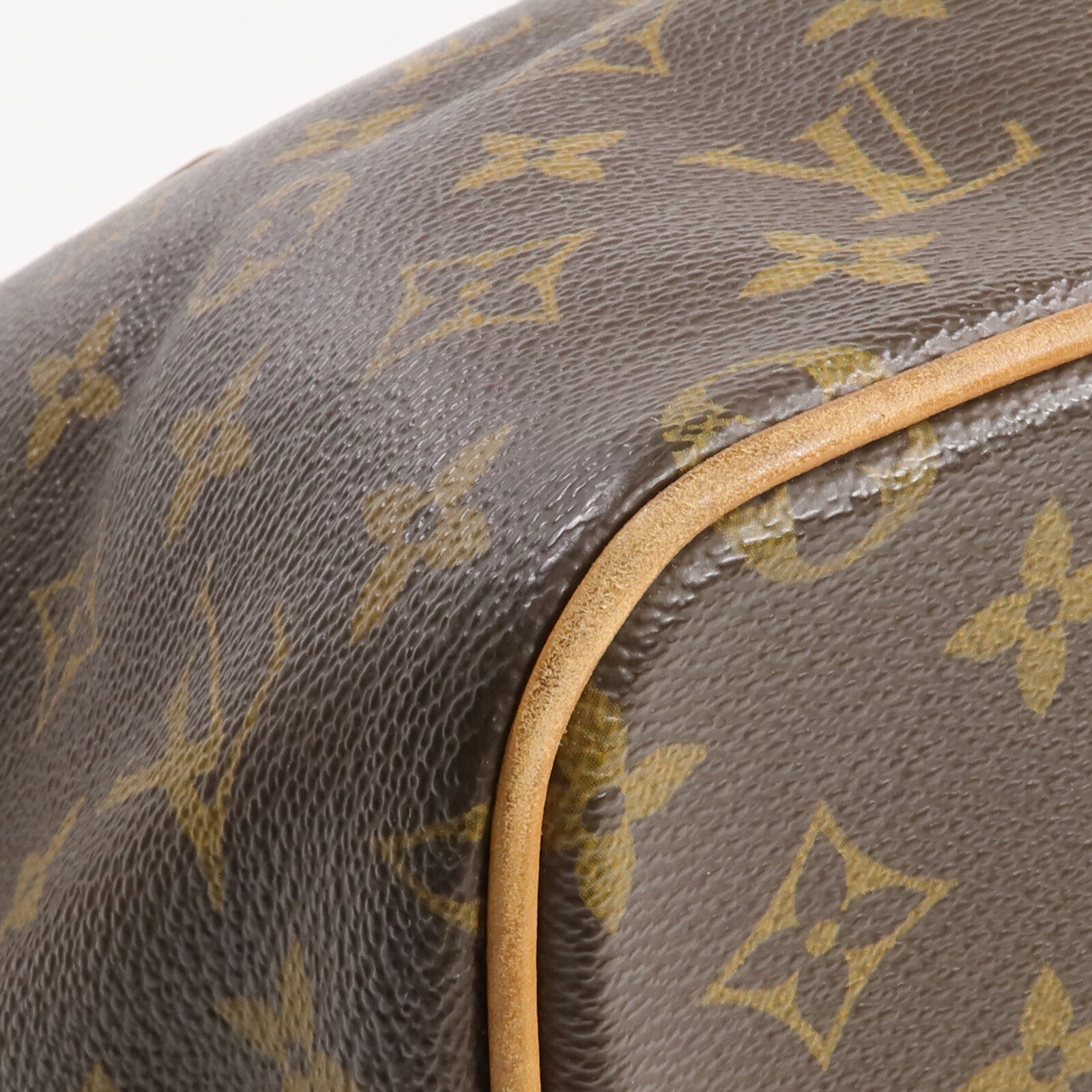 LOUIS VUITTON Monogram Palermo PM金扣手挽肩背兩用袋棕色